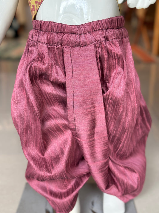 Raw silk dhoti for little Krishnas / toddler boys - multiple colors and sizes