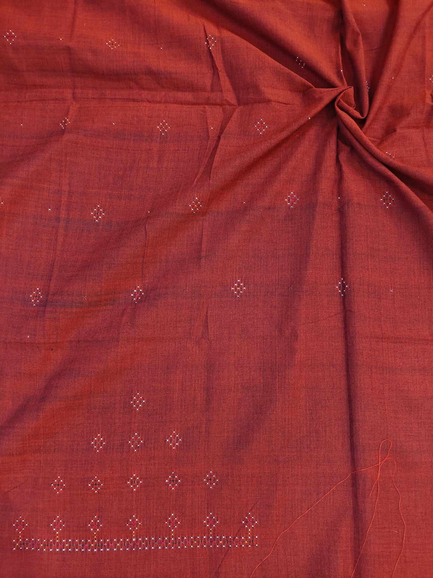 Tangaliya handloom cotton unstitched blouse piece