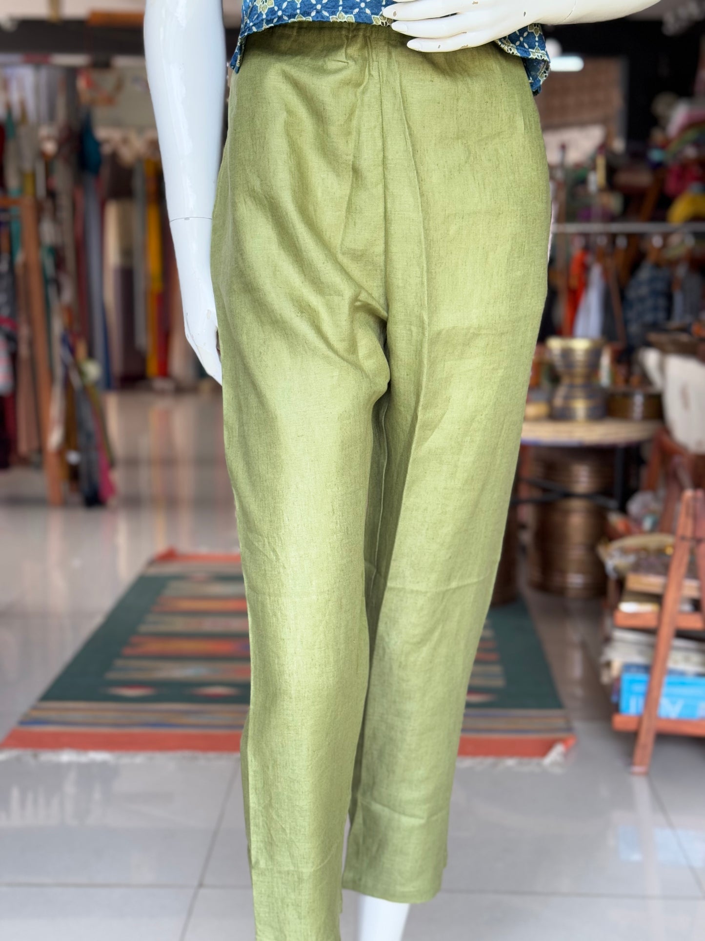 Hemp straight lounge pants for women