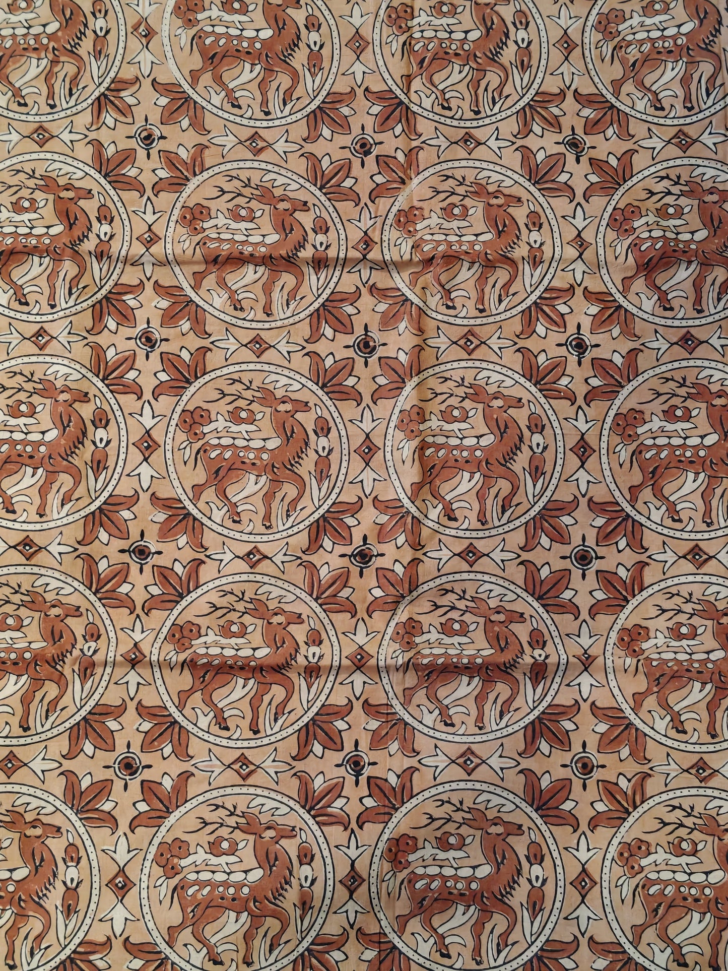 Ajrakh natural dyed, handblock printed cotton fabric - click to see design options