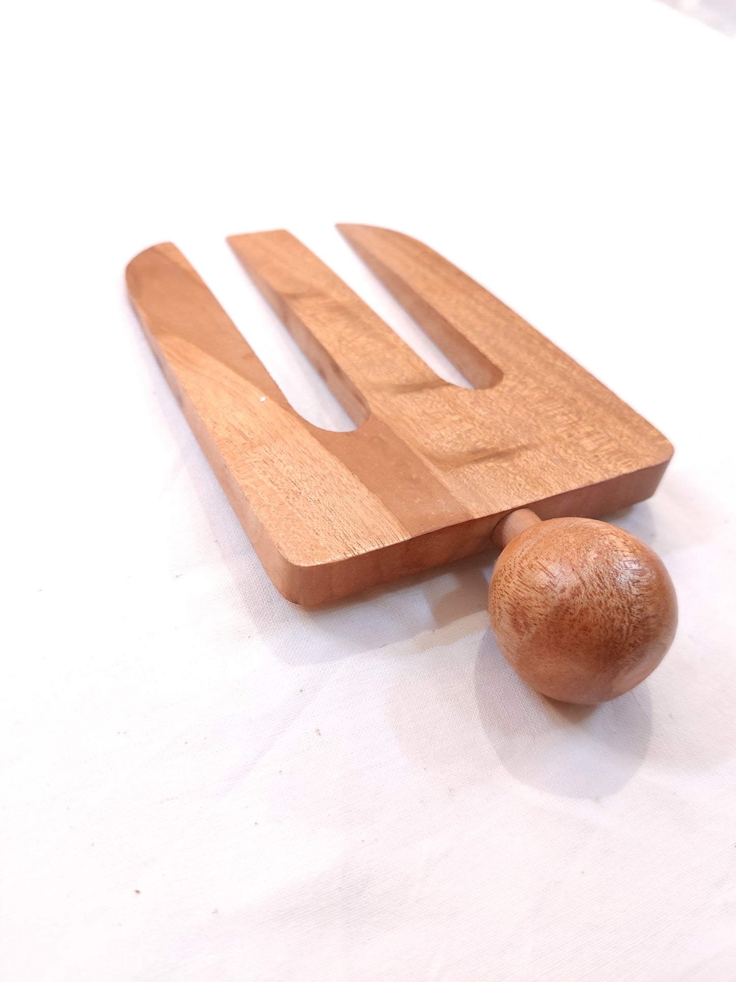 Wooden salad mixer - handcrafted in neem wood