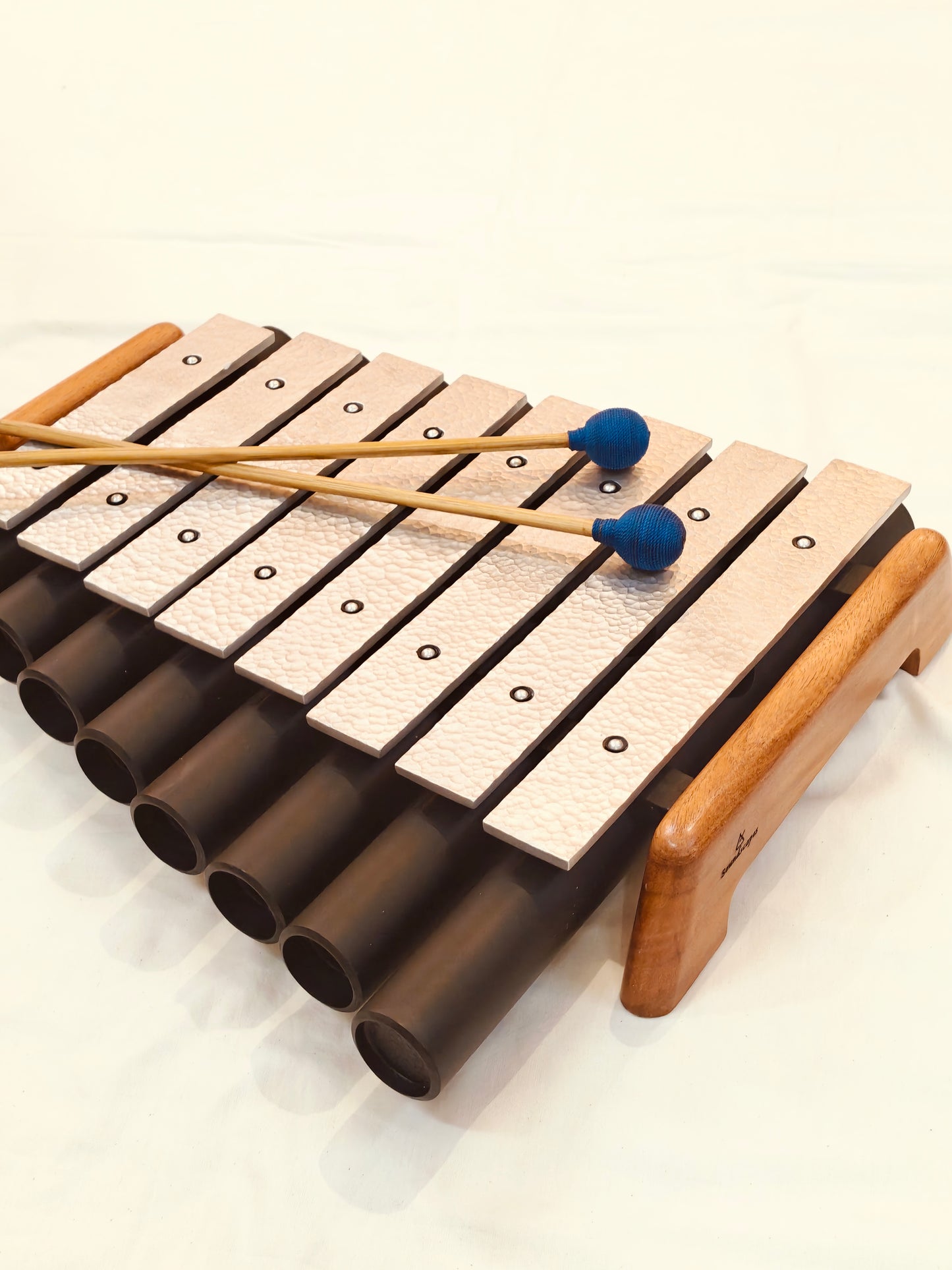 Metalophone - swaratarang music instrument with 8 bars