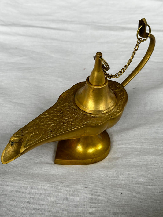 Aladdin brass lamp