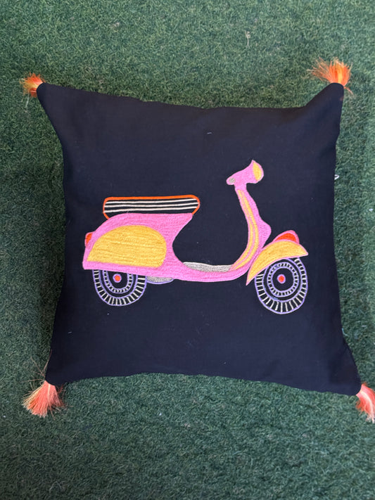 Applique / embroidered cushion covers - 16x16 inch