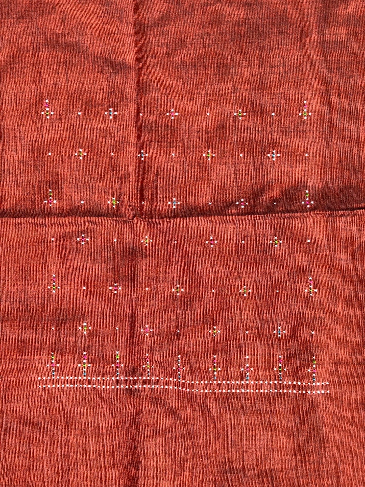 Tangaliya handloom cotton unstitched blouse piece