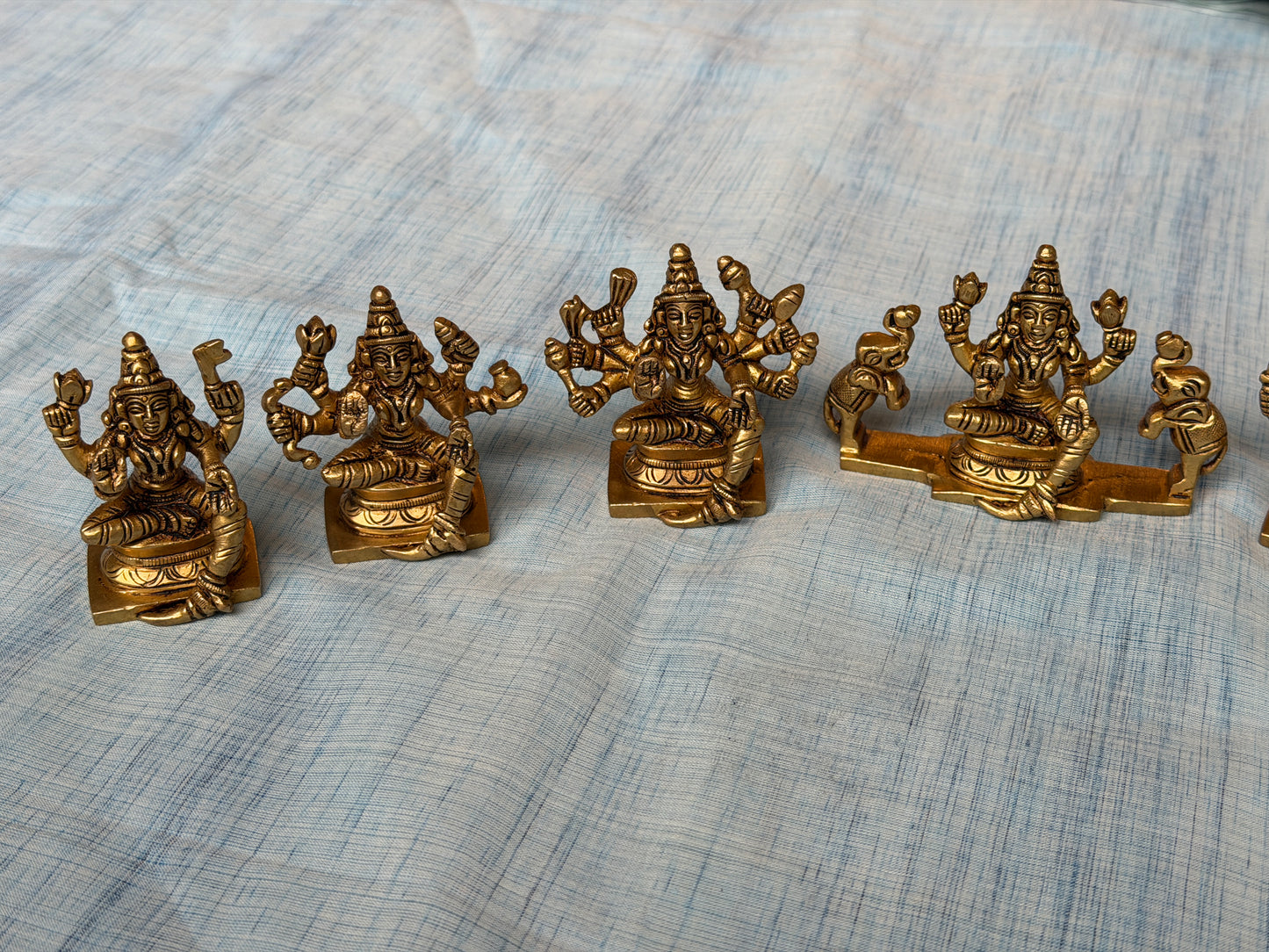 Brass Ashta Lakshmi- set of 8 pieces