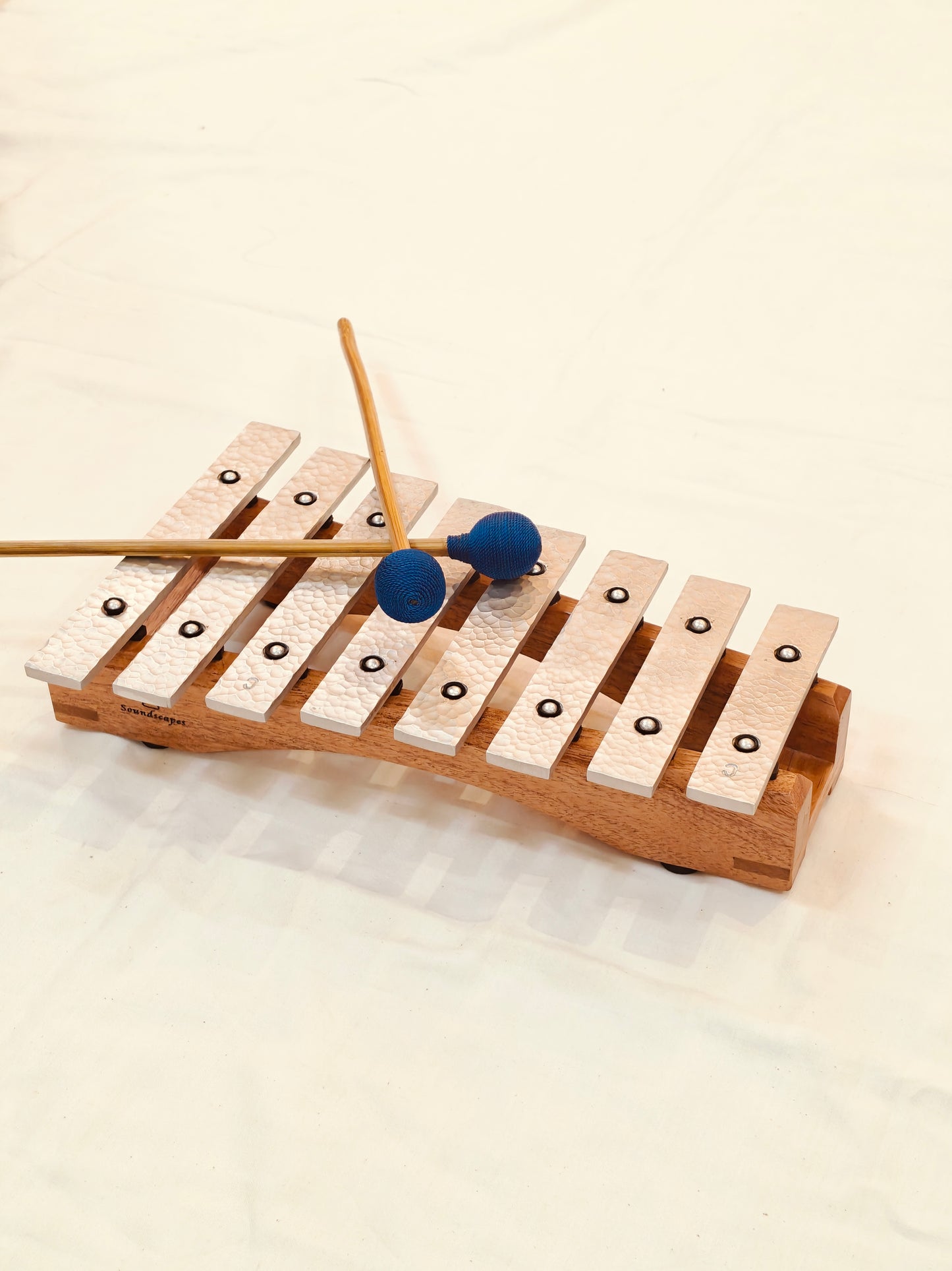 Metalophone - swaratarang music instrument with 8 bars