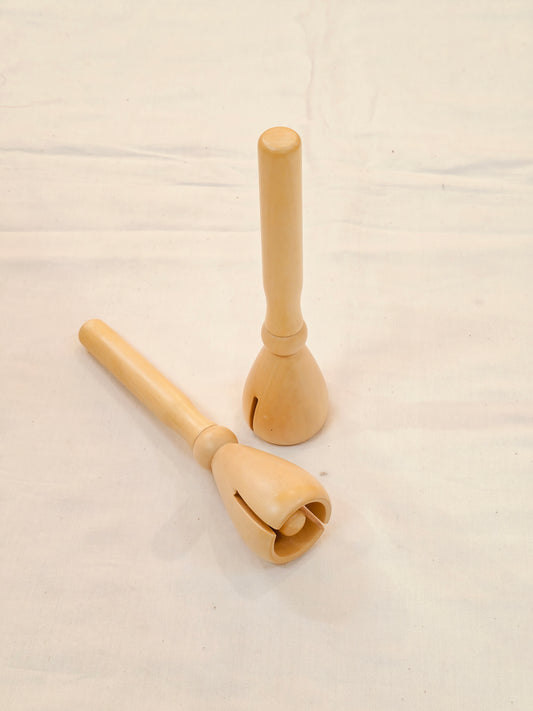 Wooden bell music instrument