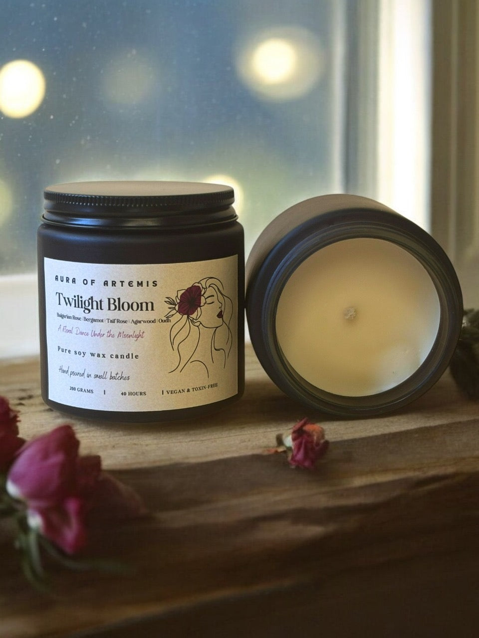 Soy wax candles with phthalate free fragrances - non allergic, pet friendly candles