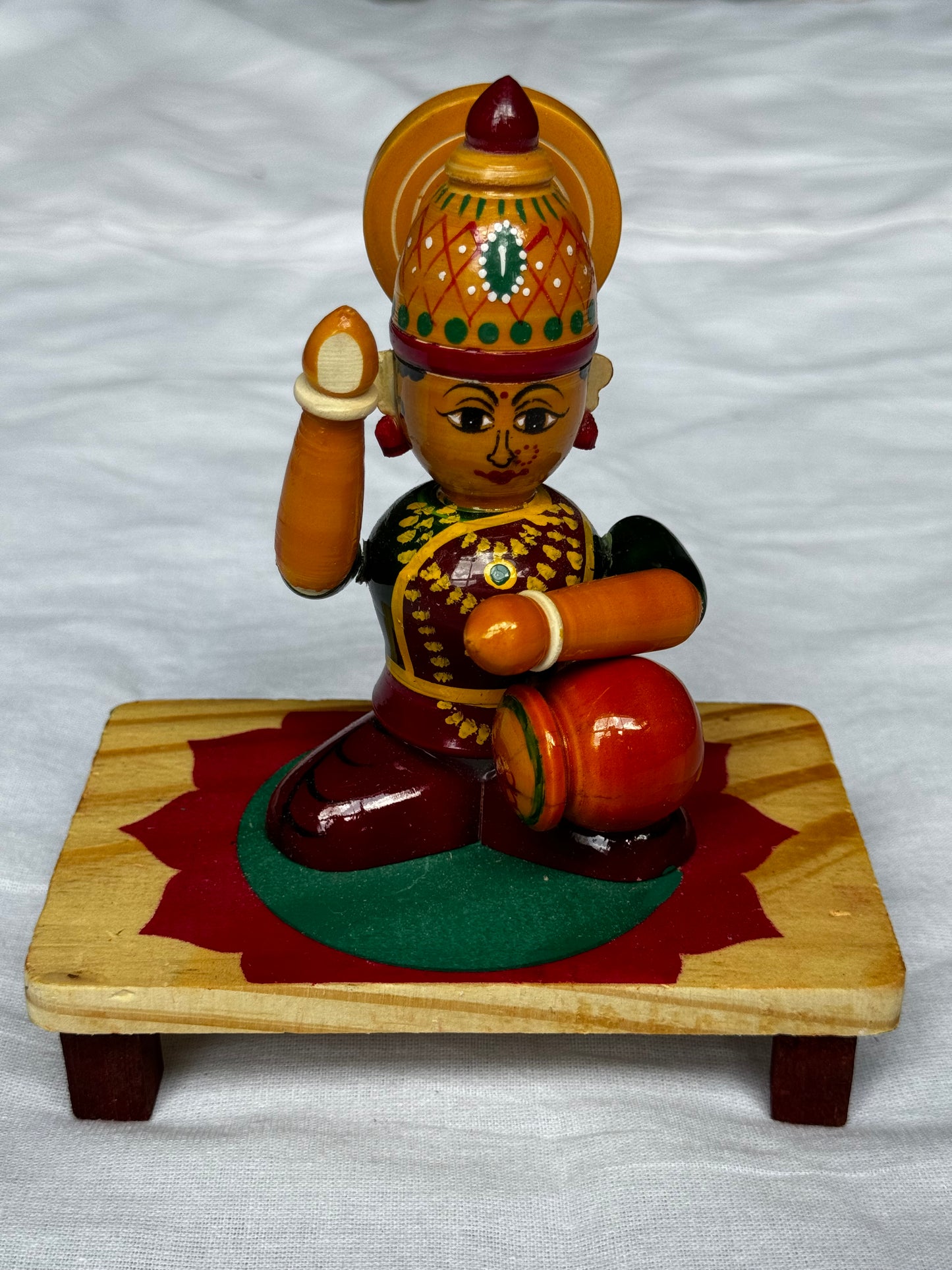 Lakshmi Devi - Etikoppaka Wooden handicraft decor