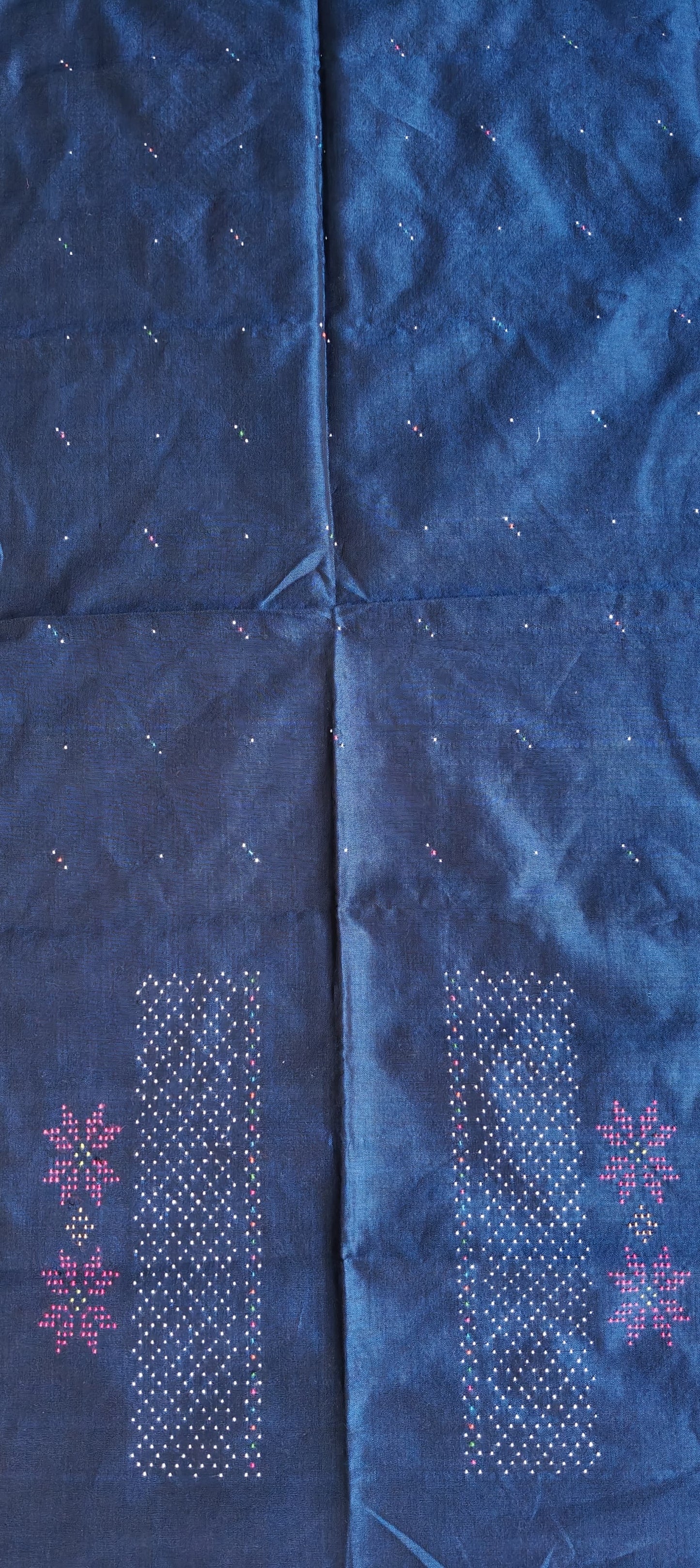 Tangaliya handloom cotton unstitched blouse piece