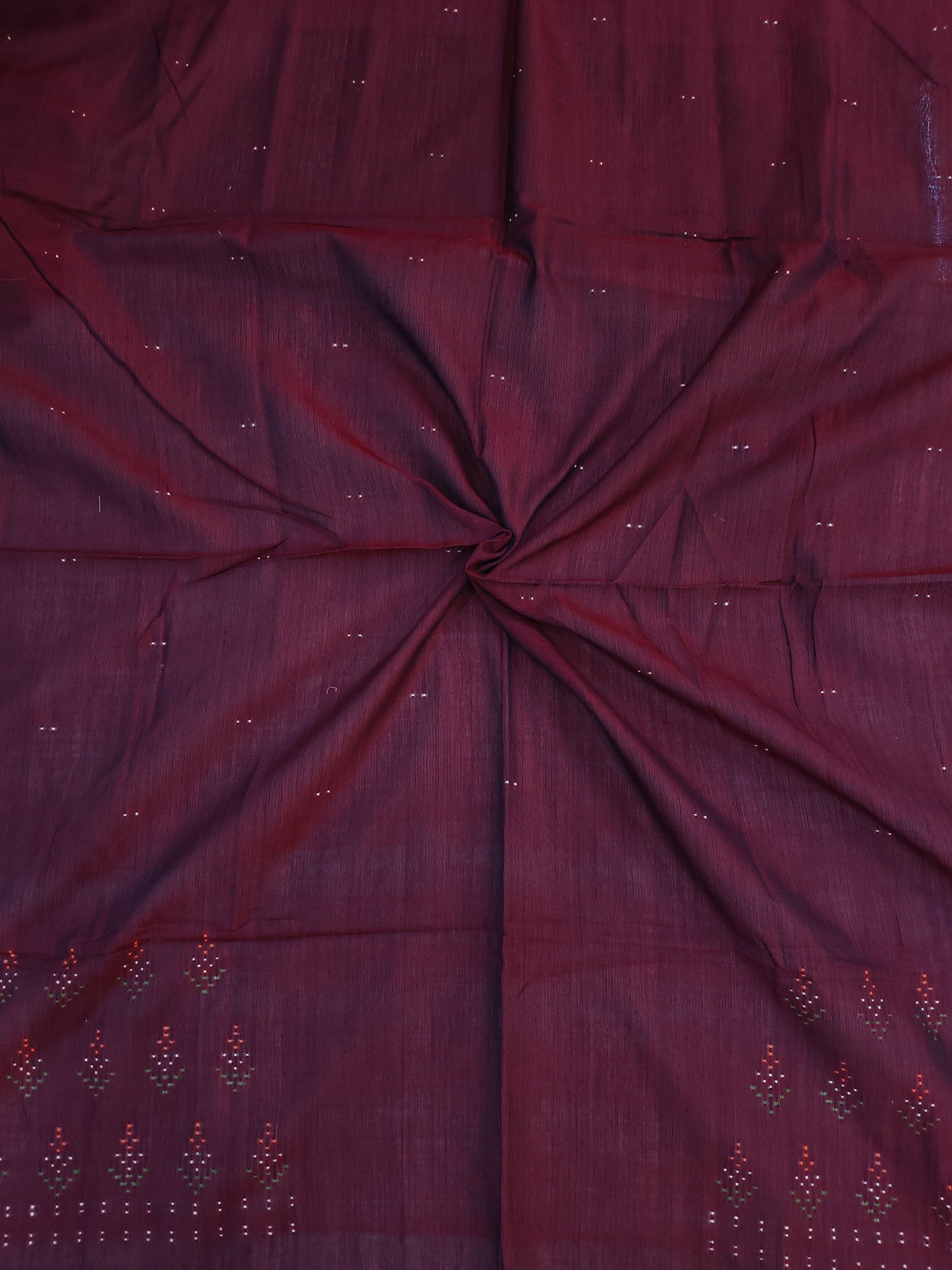 Tangaliya handloom cotton unstitched blouse piece