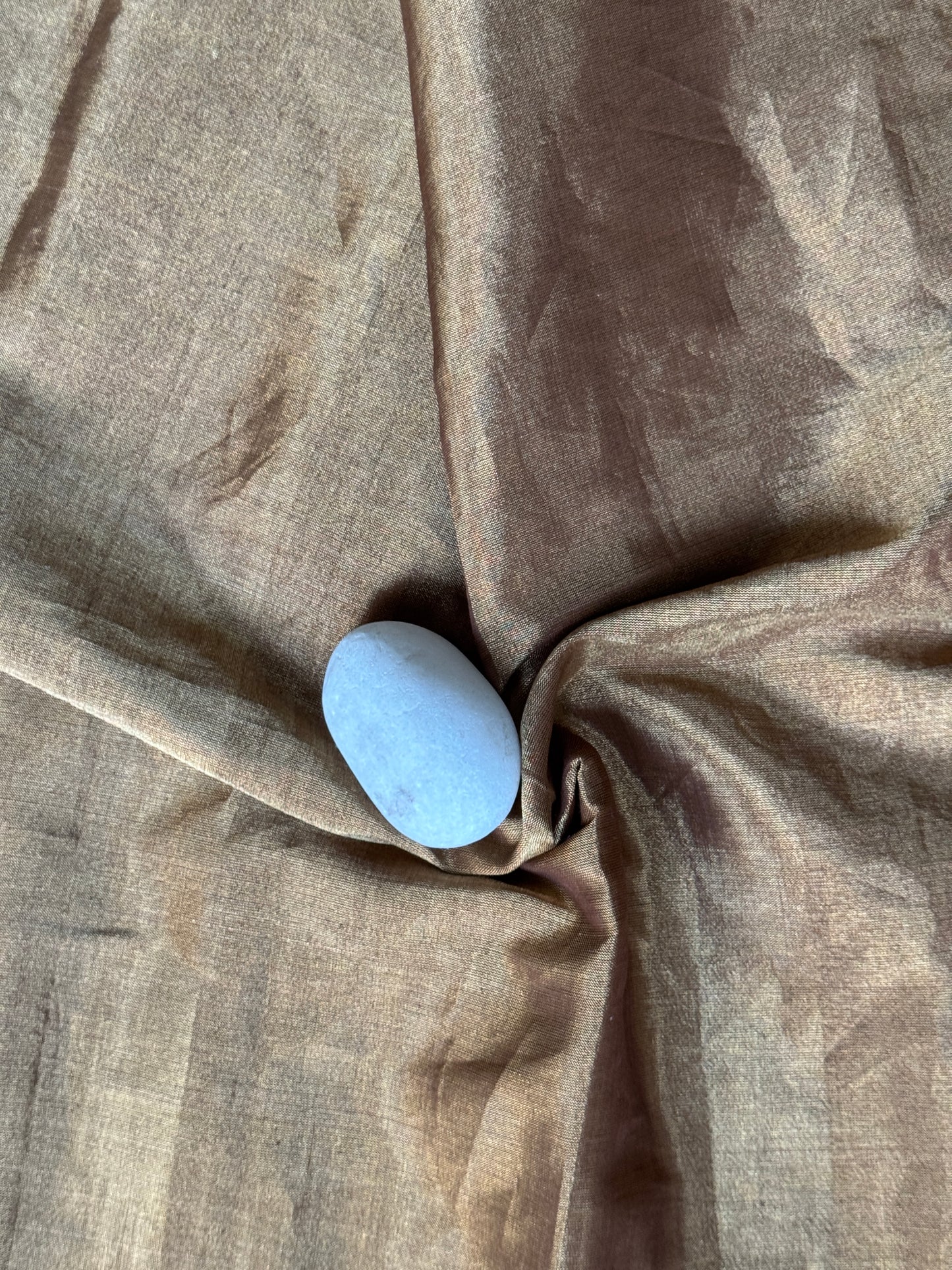 Gold tissue silk handwoven fabric