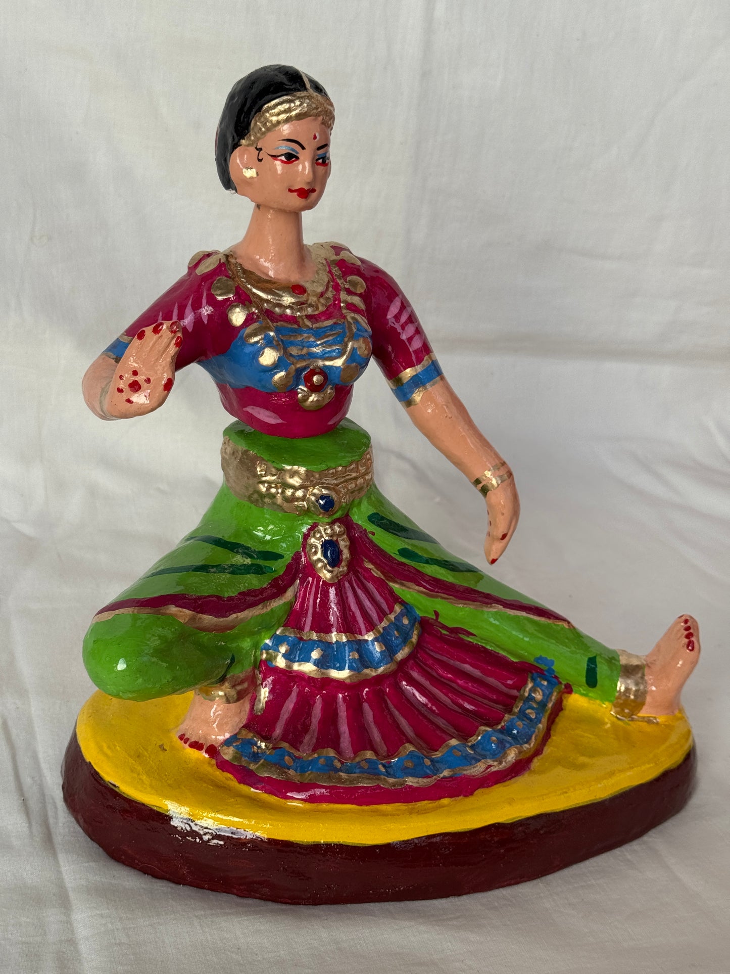 Thanjavur handcrafted papier mache dancing dolls - design options available