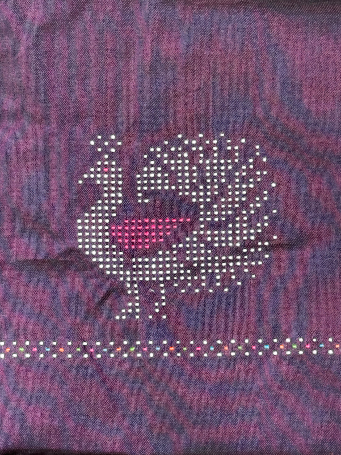 Tangaliya handloom cotton unstitched blouse piece