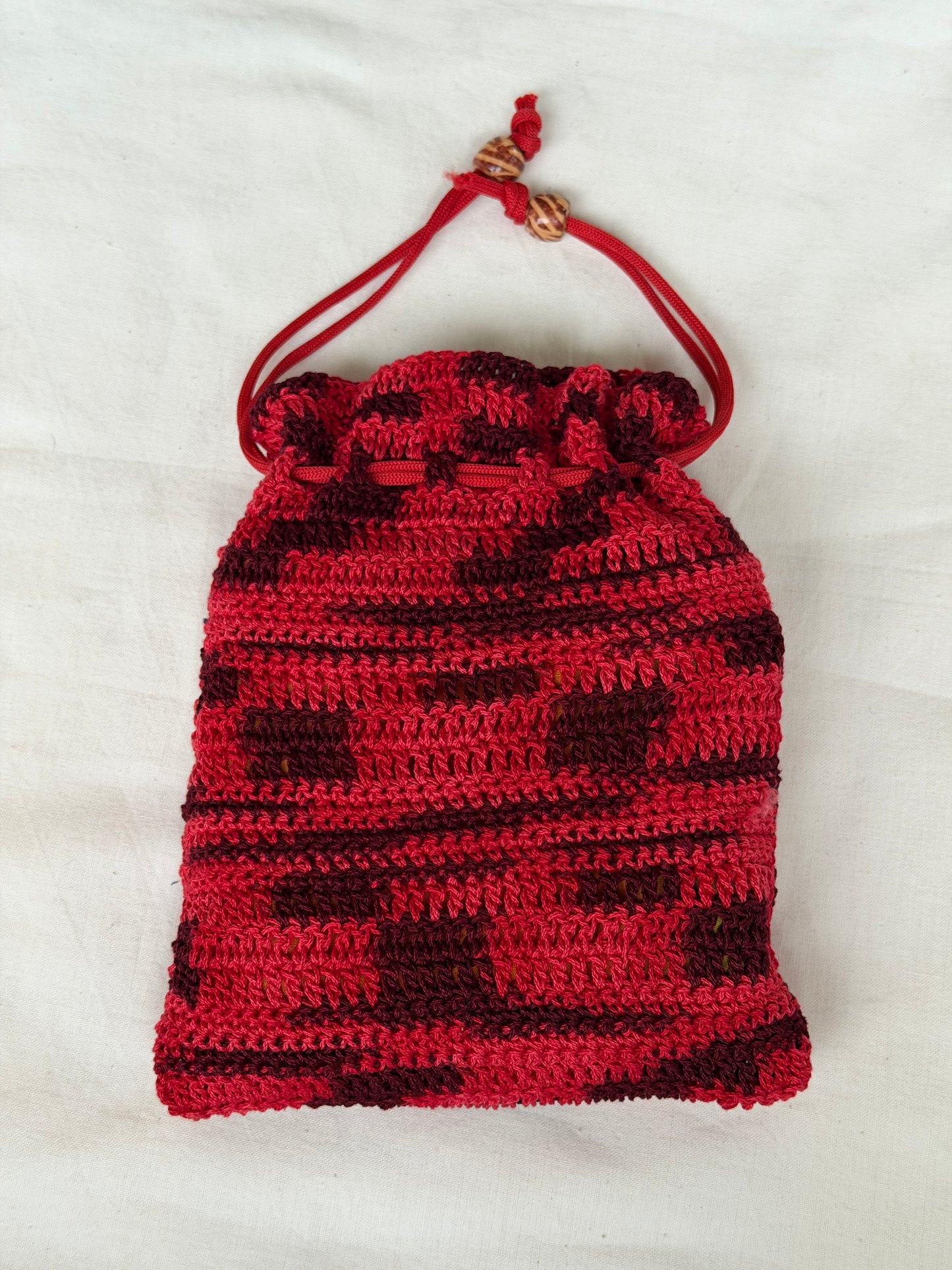 Potli crochet bag / pouch - hand made with love - plethora of colors available, click to see