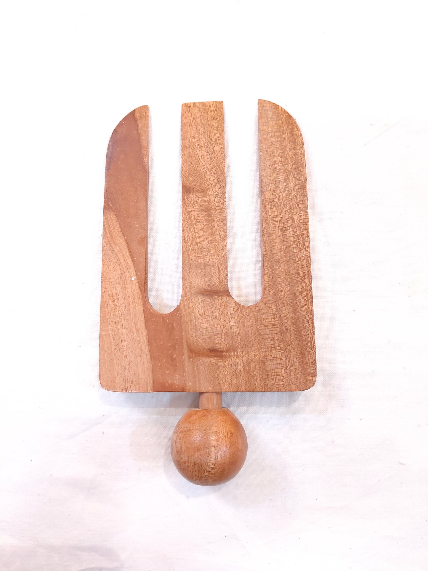 Wooden salad mixer - handcrafted in neem wood