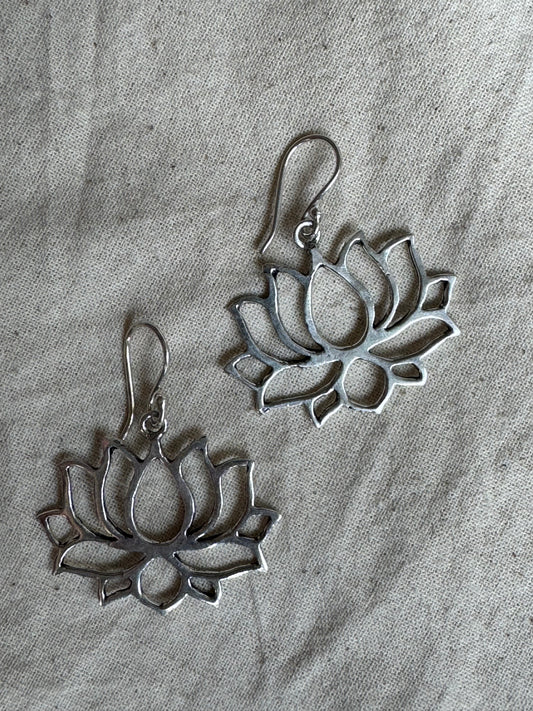 Lotus hooks - handcrafted in brass