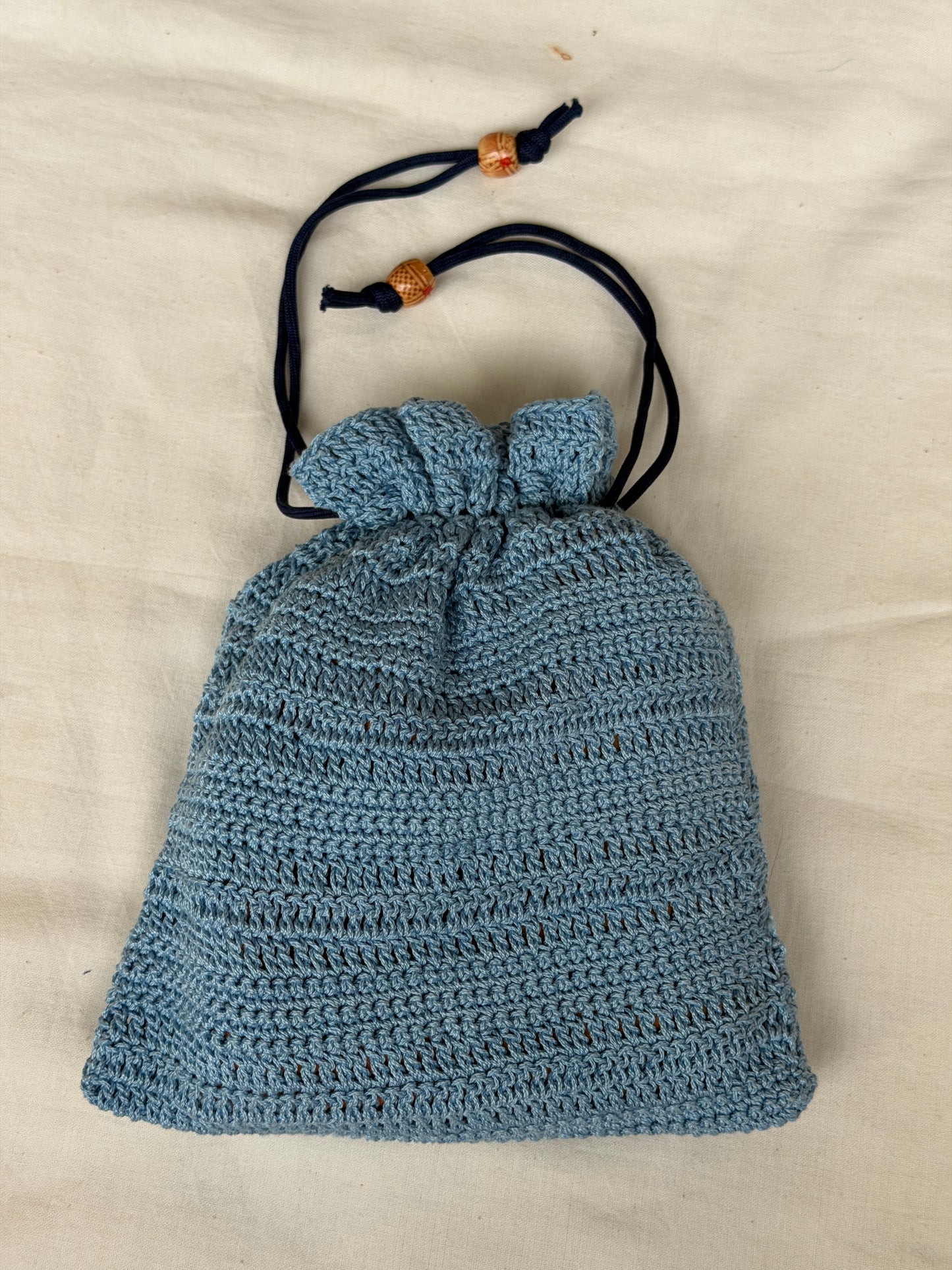 Potli crochet bag / pouch - hand made with love - plethora of colors available, click to see