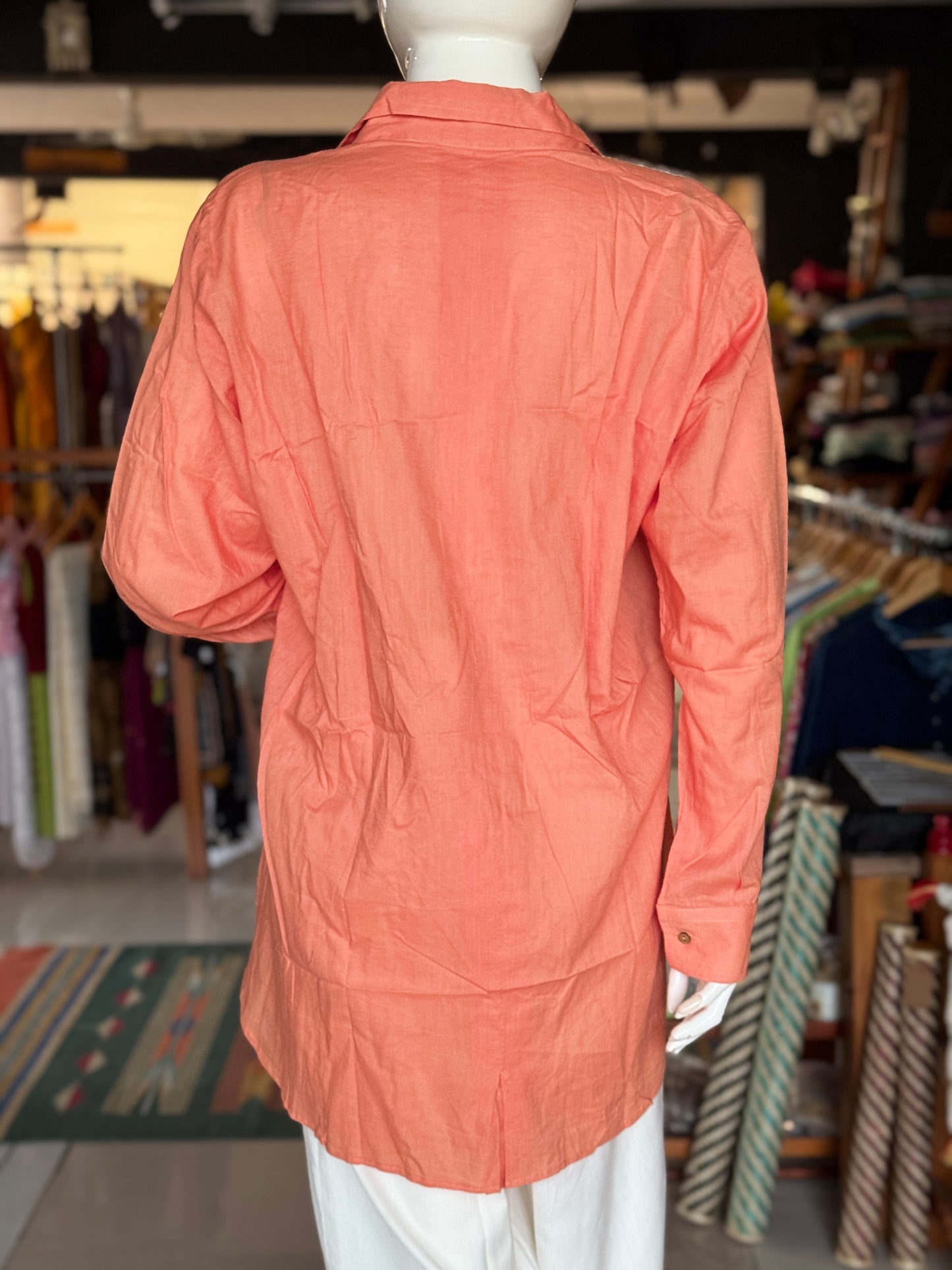 Bandini tie n dye full sleeves soft cotton shirt for women