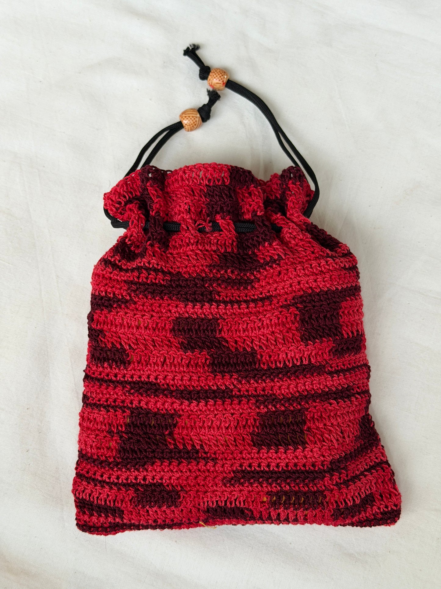 Potli crochet bag / pouch - hand made with love - plethora of colors available, click to see