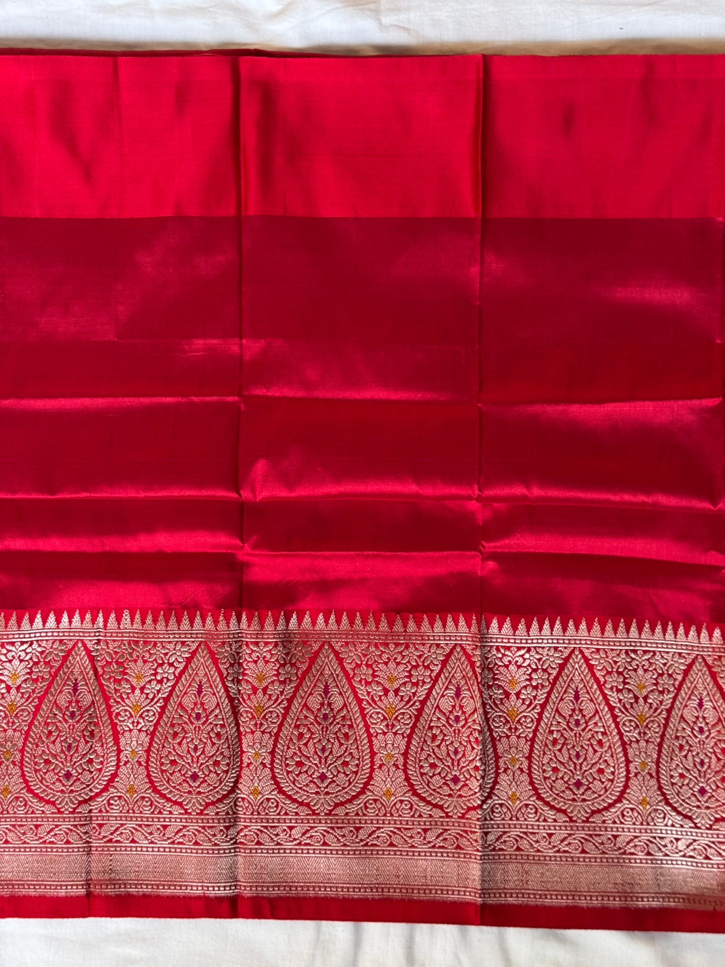 Pure katan silk handwoven unstitched blouse piece - multiple designs available