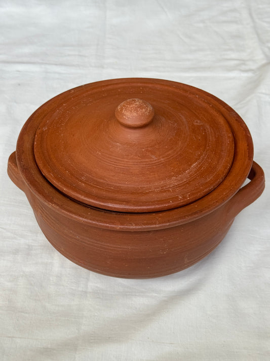 Clay cooking pots with 2 sides handles - different sizes available