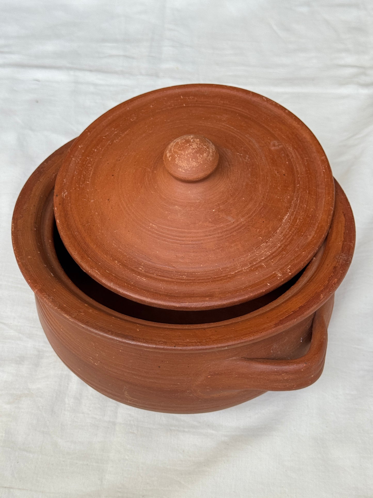 Clay cooking pots with 2 sides handles - different sizes available