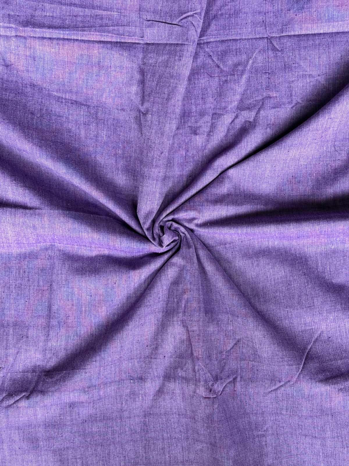 Lavender hand woven soft n thick cotton fabric