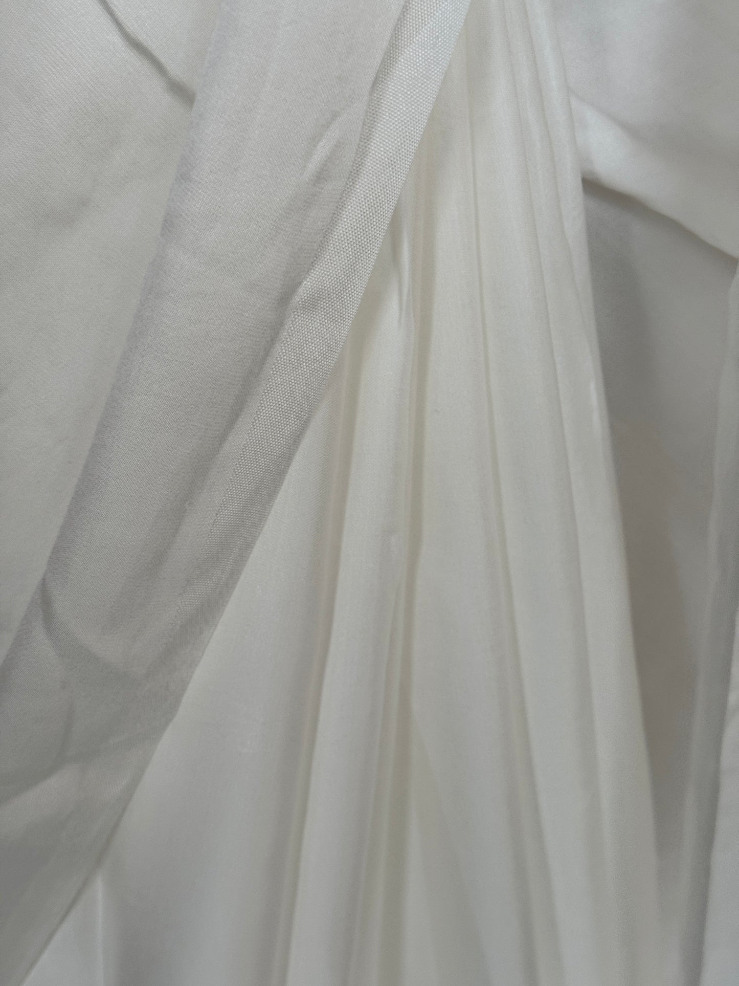 Plain soft modal yardage saree / fabric - color options available