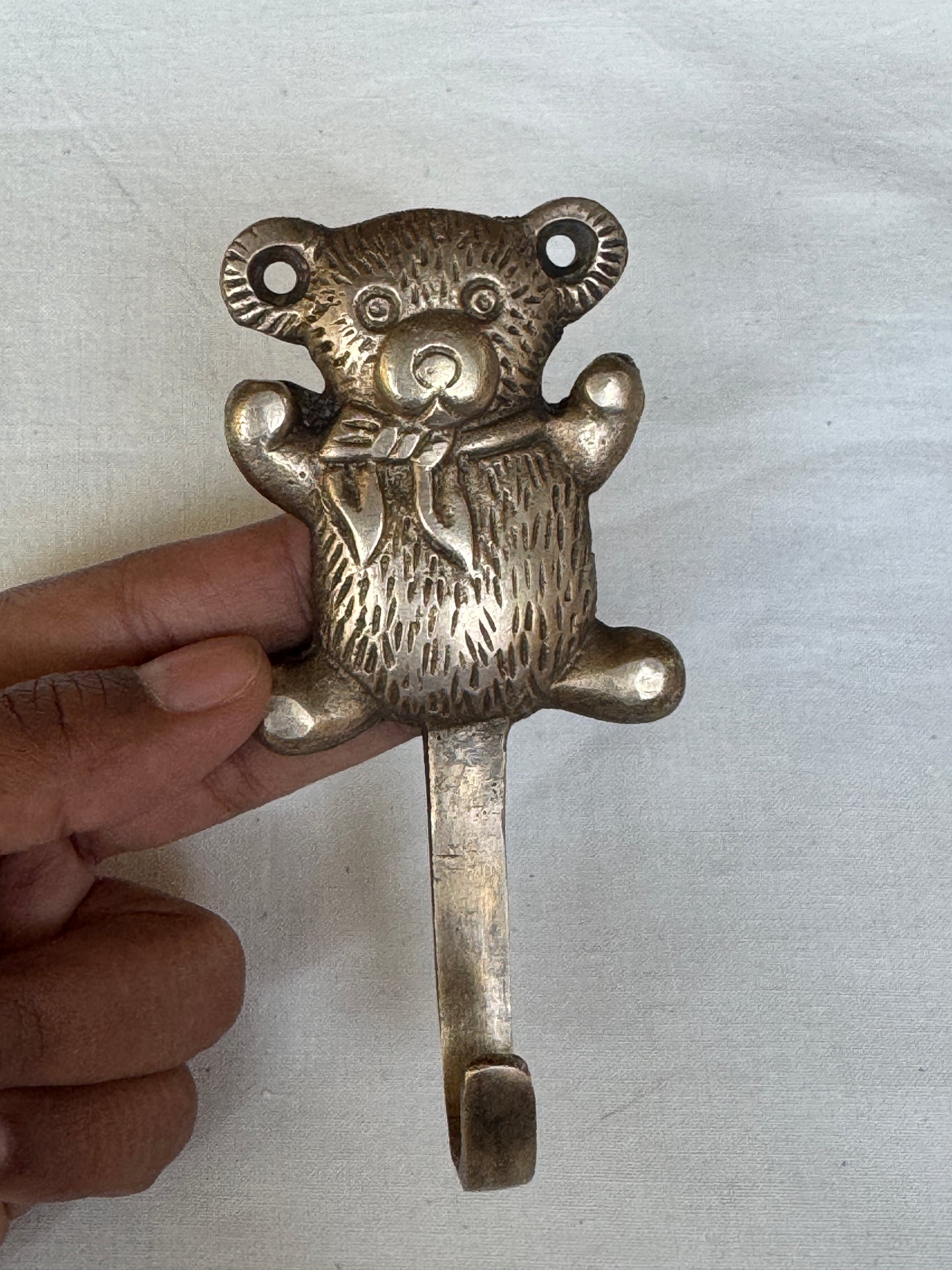 Brass key / coat hanger in cute designs