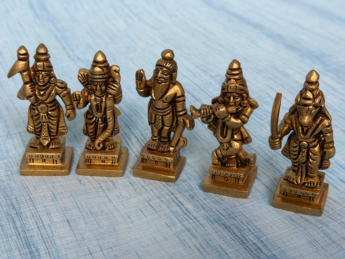 Brass Dasavatar - set of 10 pieces