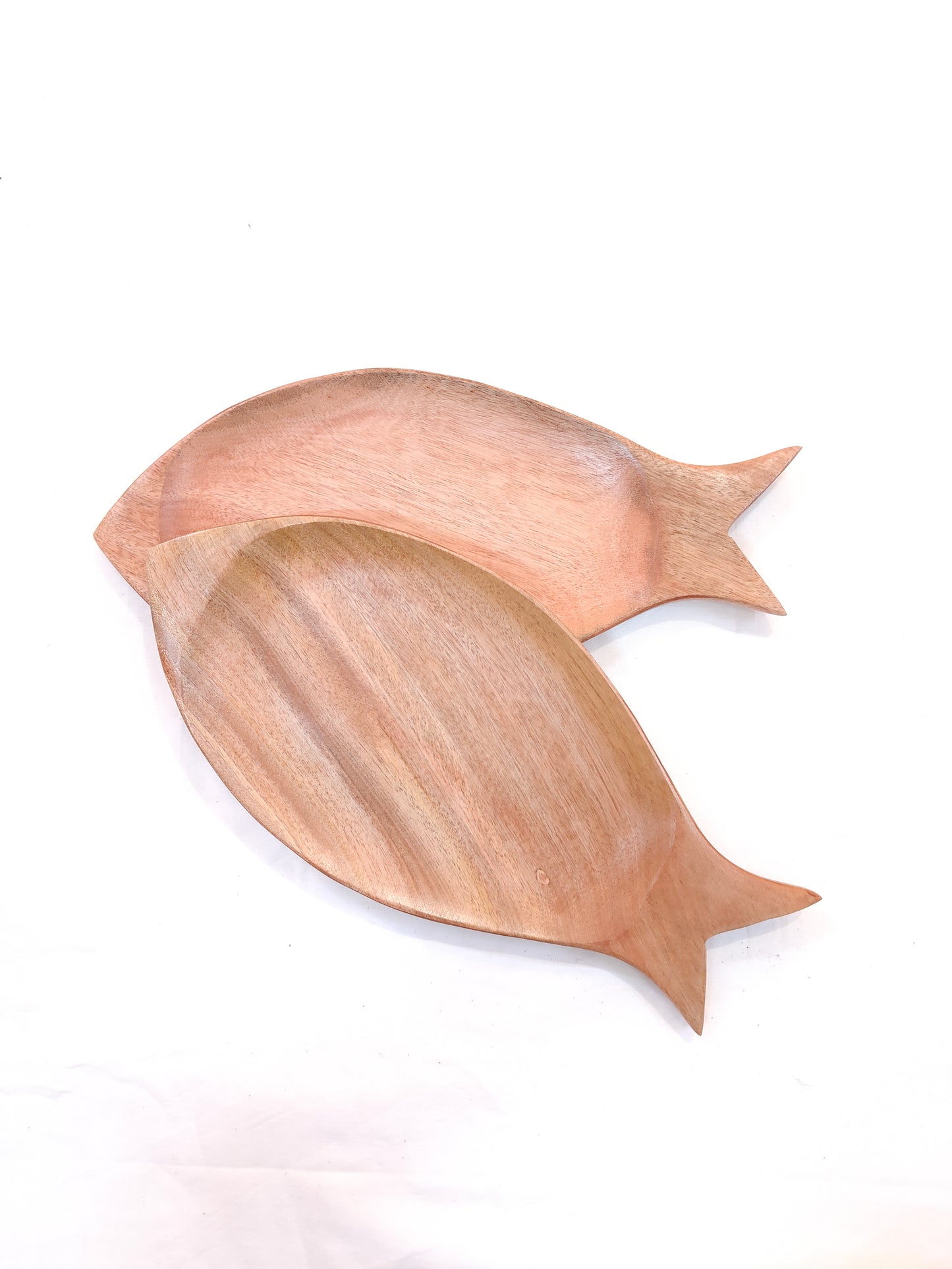 Fish shaped handcrafted Neem wood tray