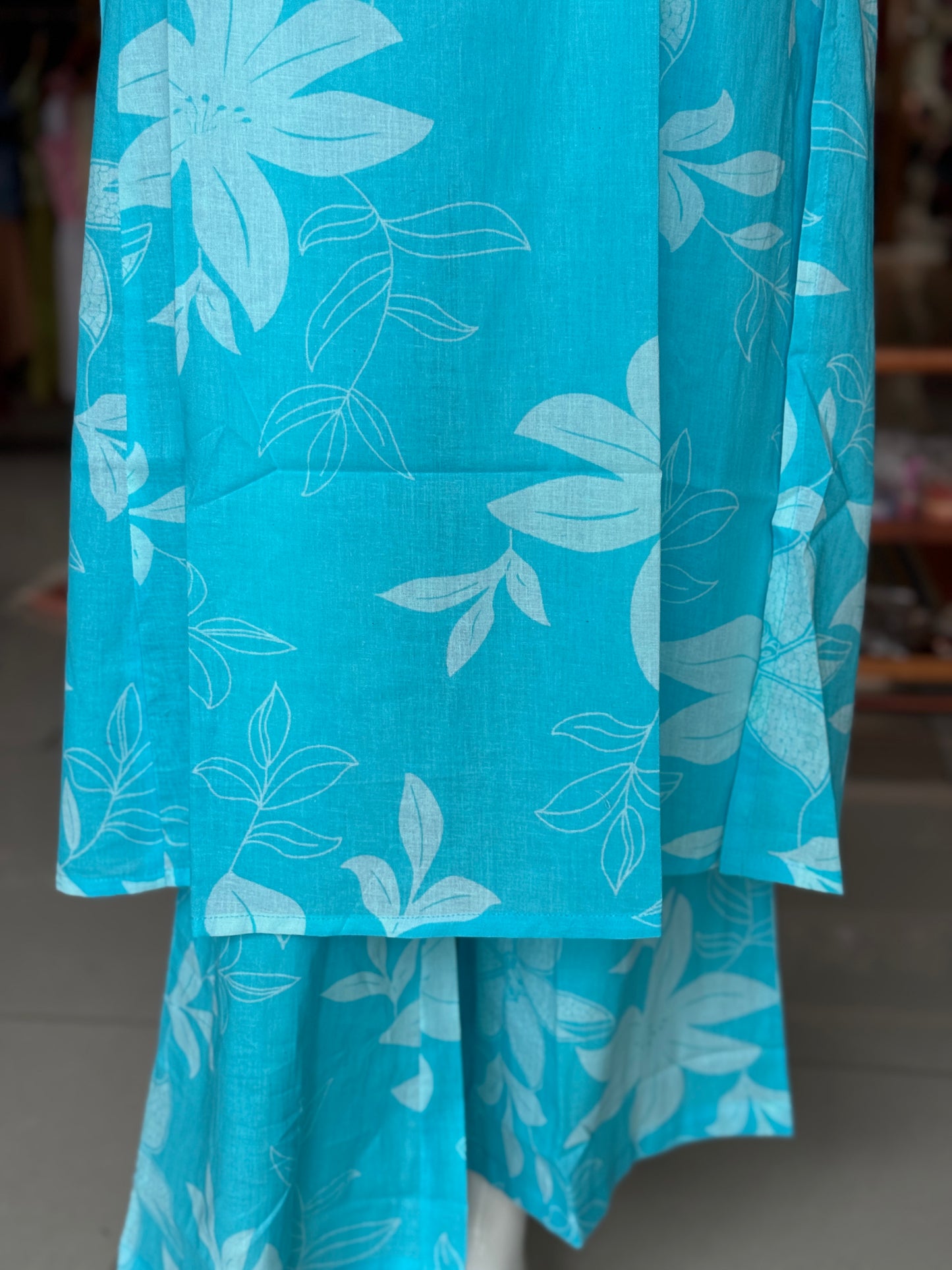 Floral print sleeveless cotton kurti, flared pants - coord set , 2 piece - multiple colors options