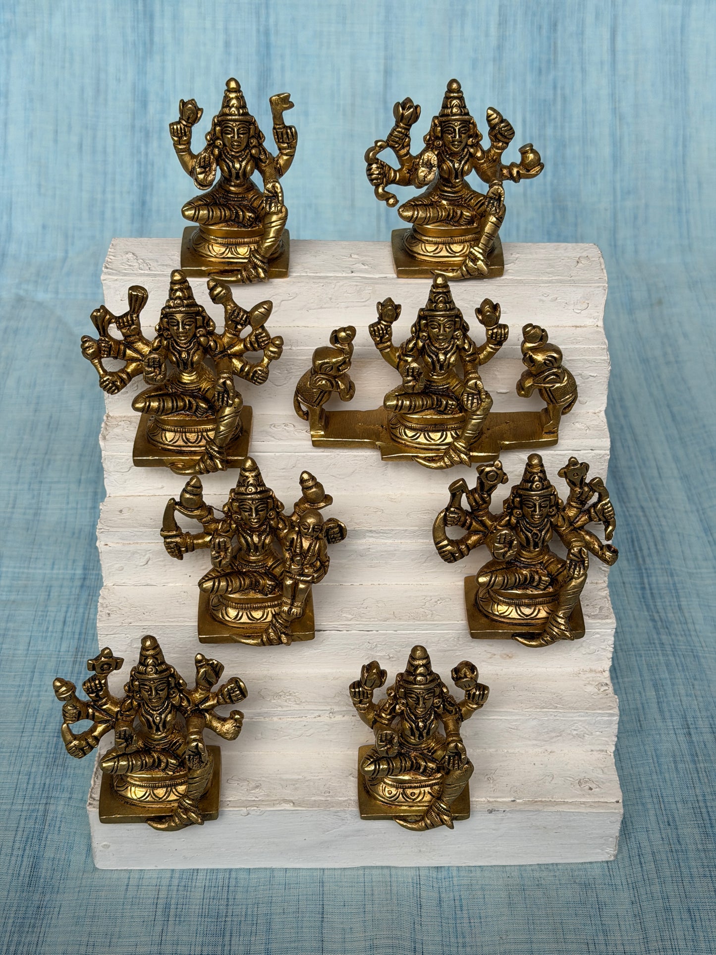 Brass Ashta Lakshmi- set of 8 pieces