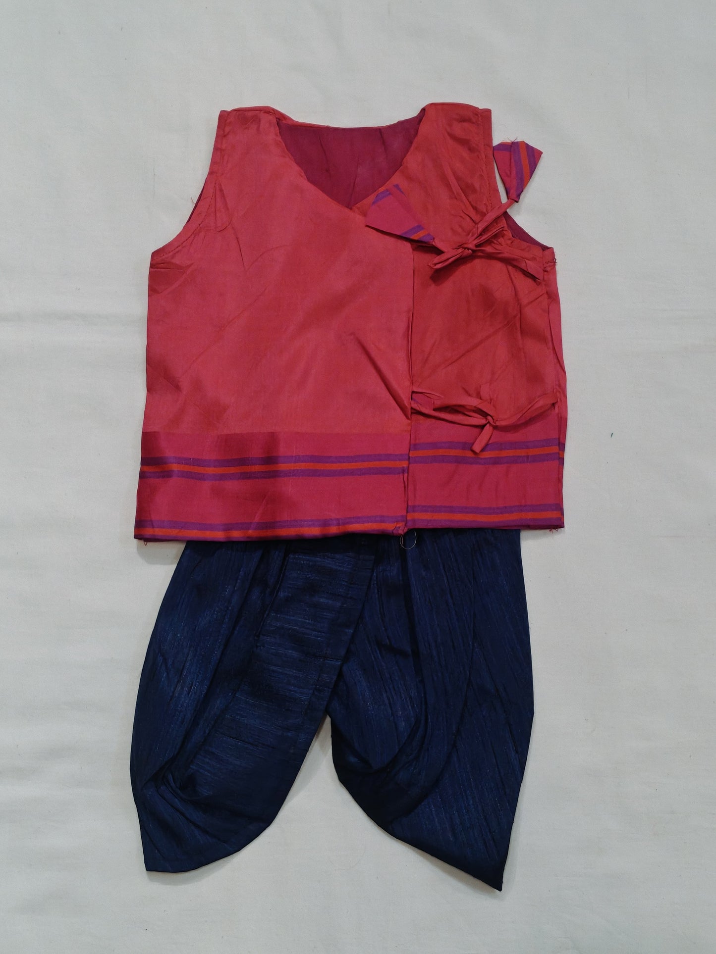 Soft pure silk hand woven jabla for boys - colors n designs options available