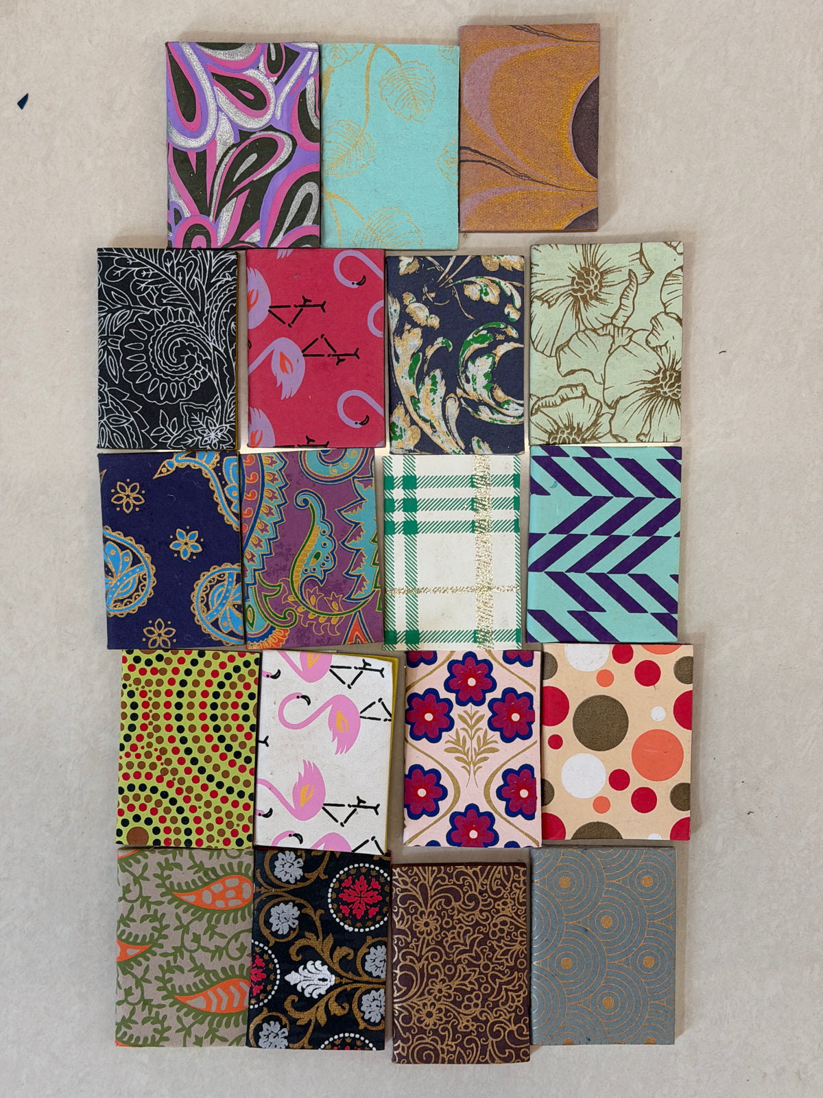 Pocket diary - small hand made paper notebook