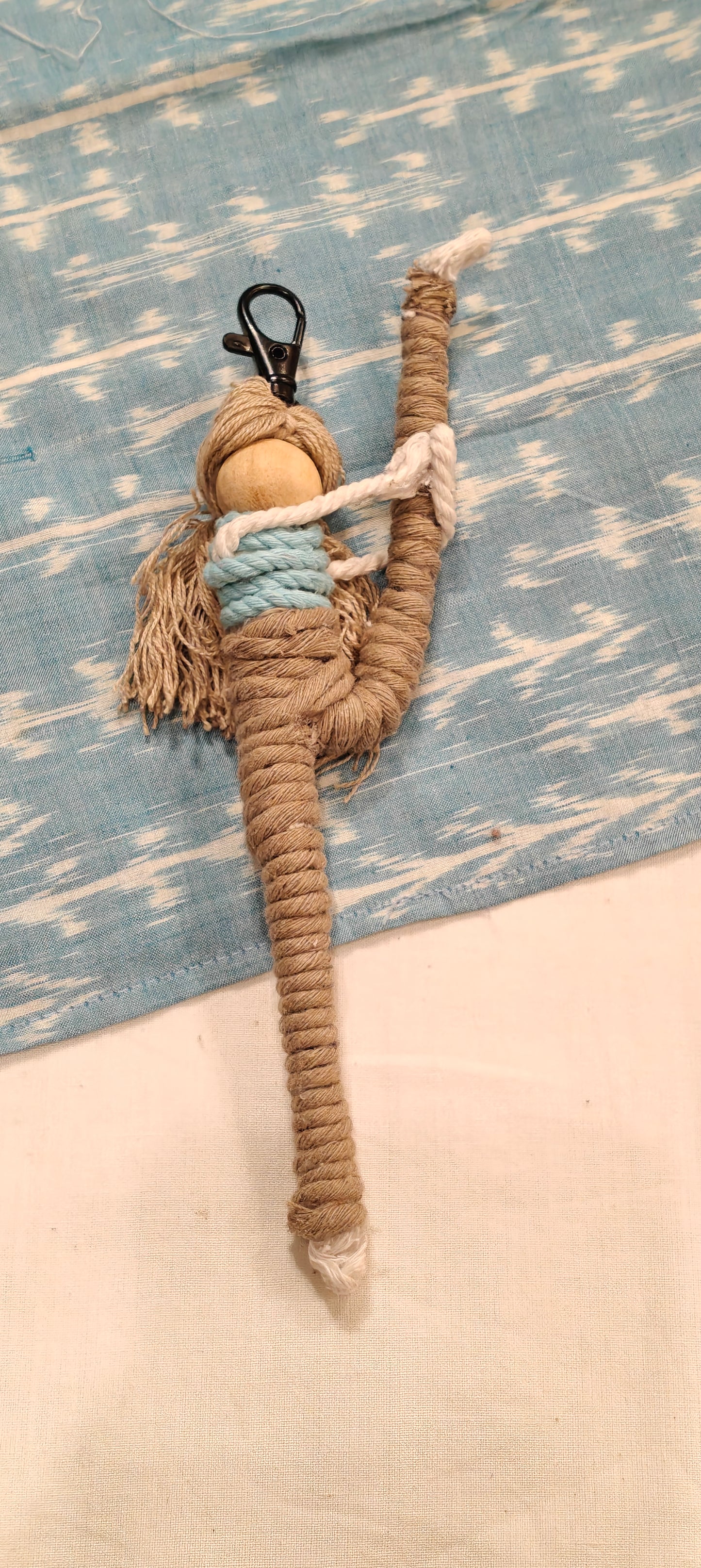 Yoga posses cute bag charms/key chain- handcrafted - available in multiple poses and colors