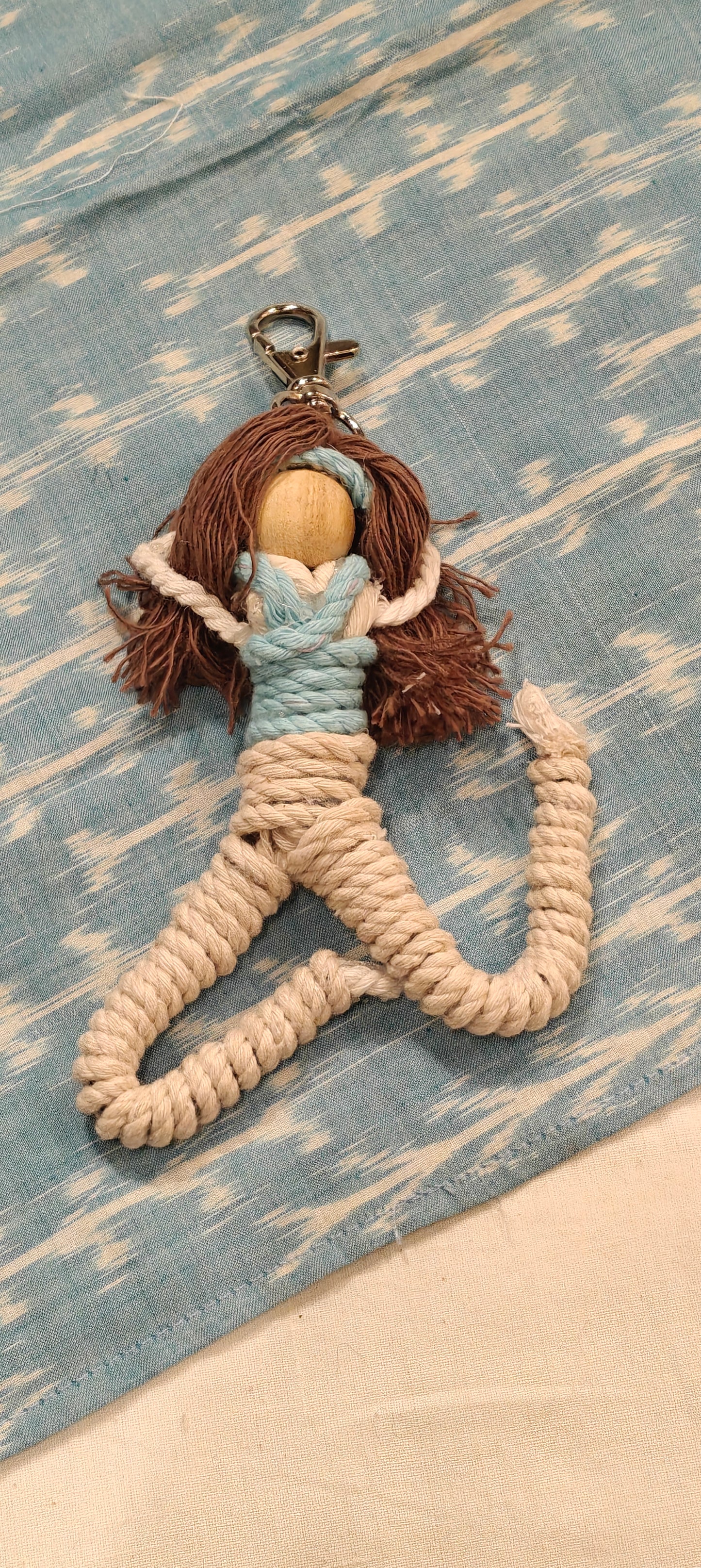 Yoga posses cute bag charms/key chain- handcrafted - available in multiple poses and colors