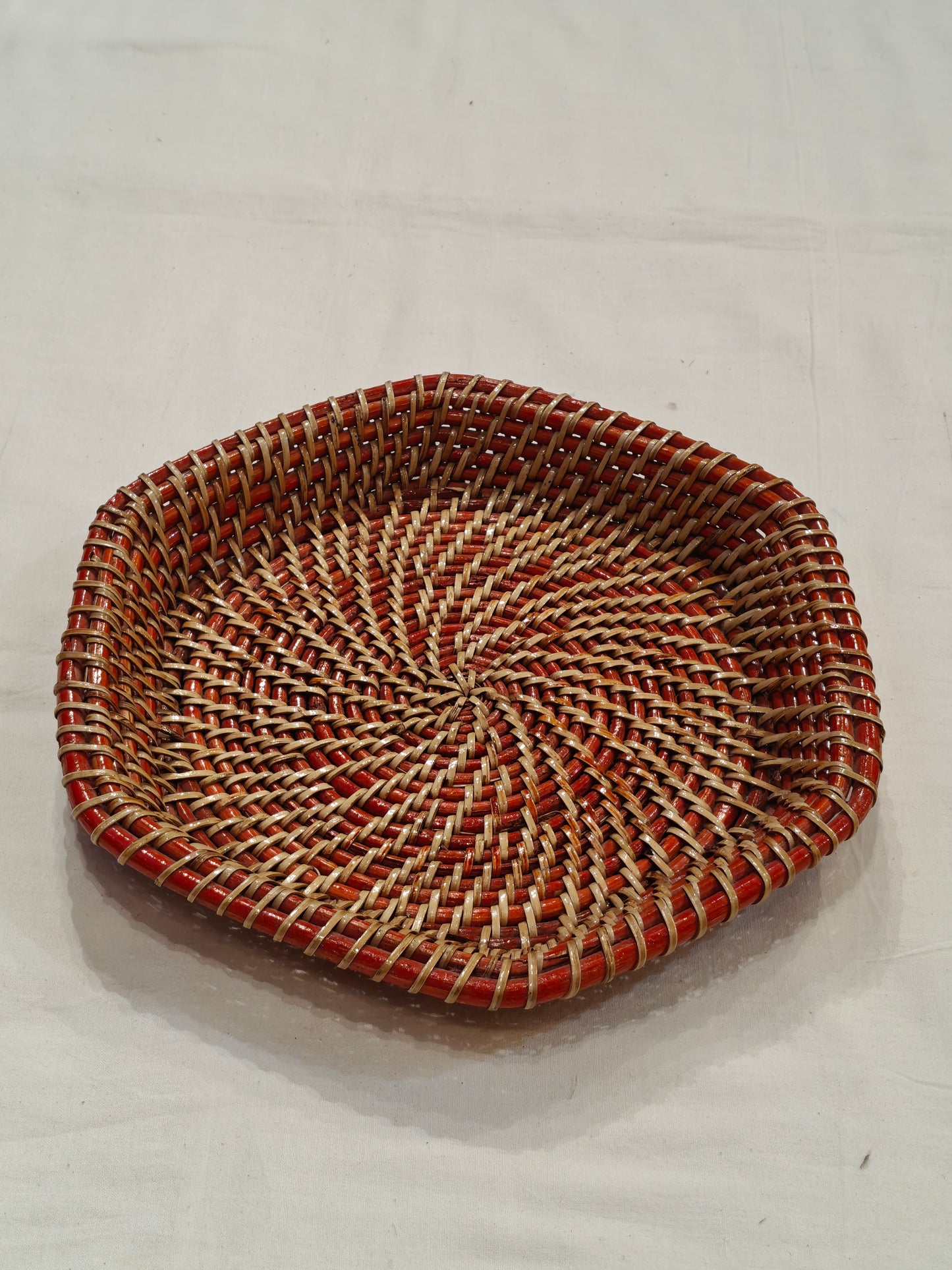 Pentagonal Handcrafted cane tray