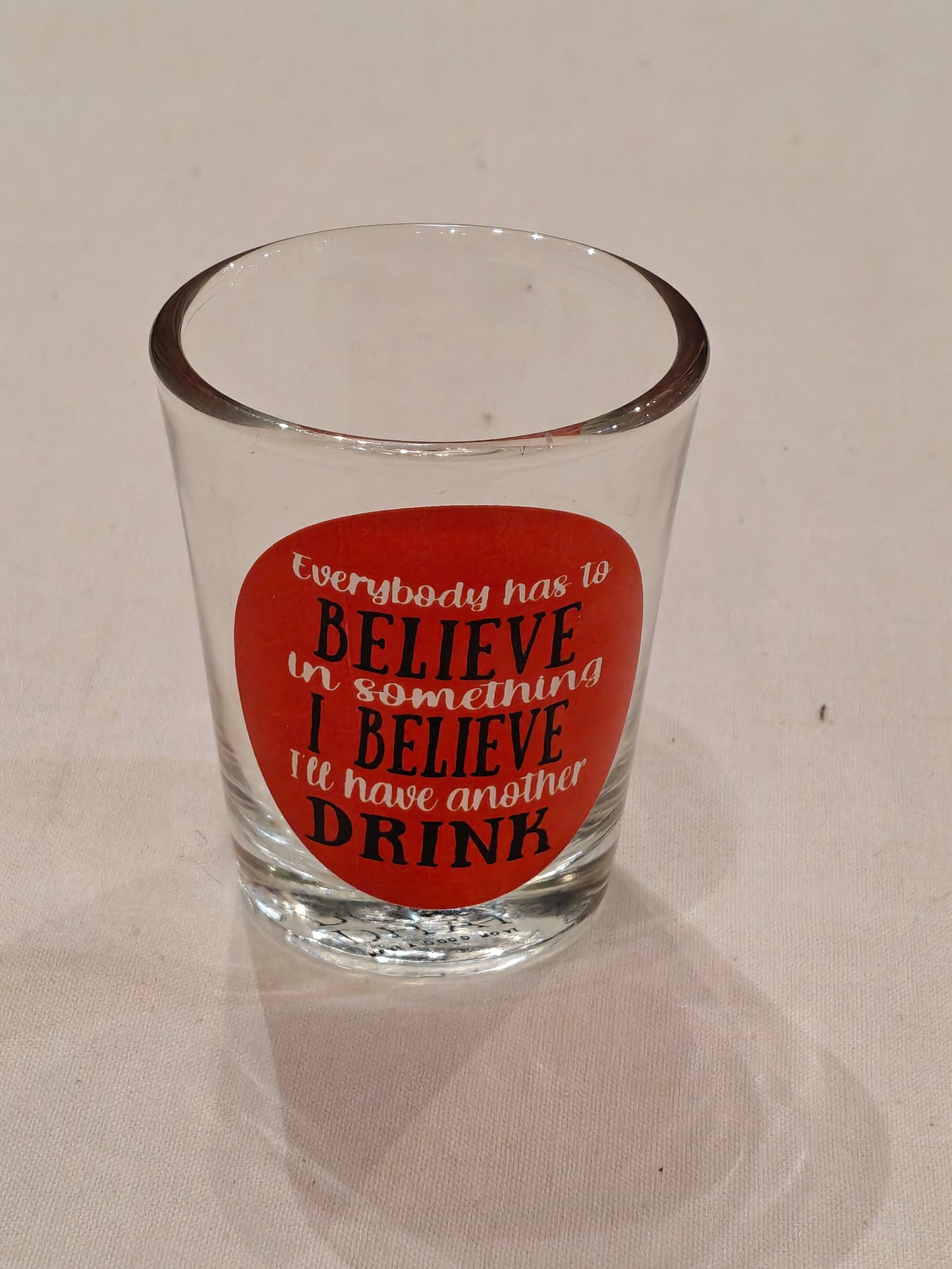Fun quotes shot glasses - 2 piece set