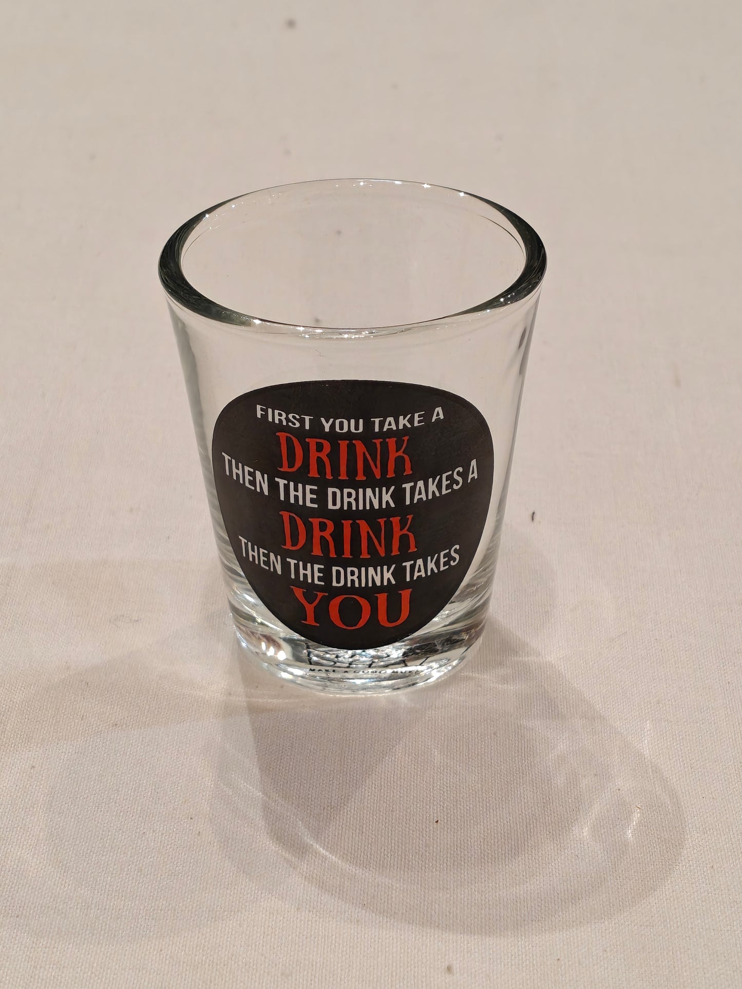 Fun quotes shot glasses - 2 piece set