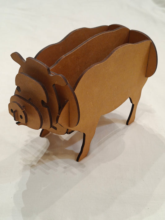 Piggy DIY organizer / puzzle
