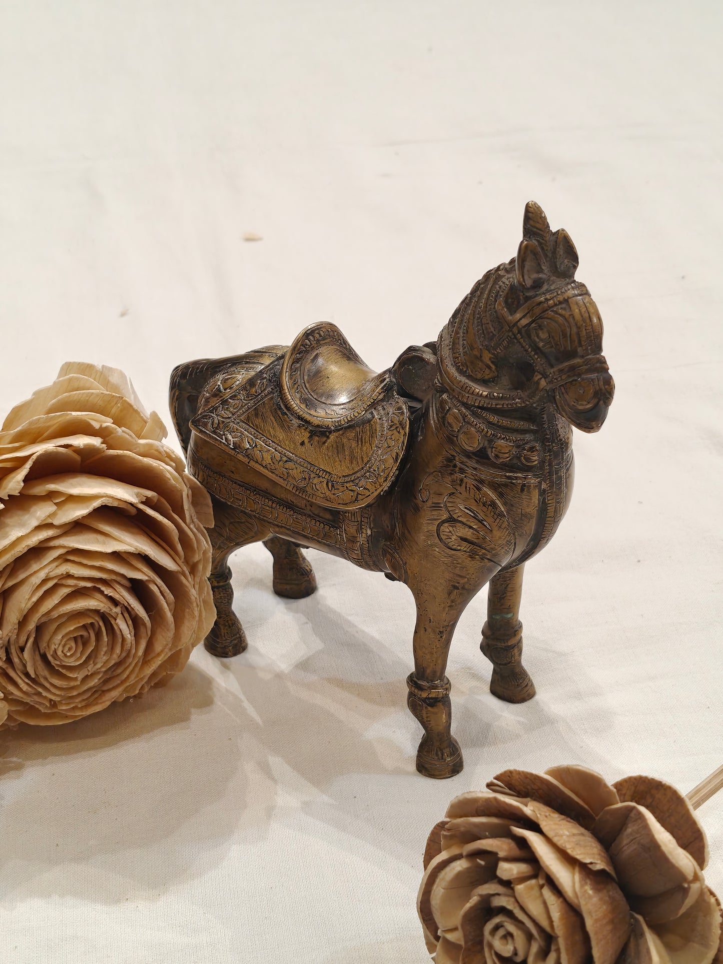 Vintage Horse money bank made of brass