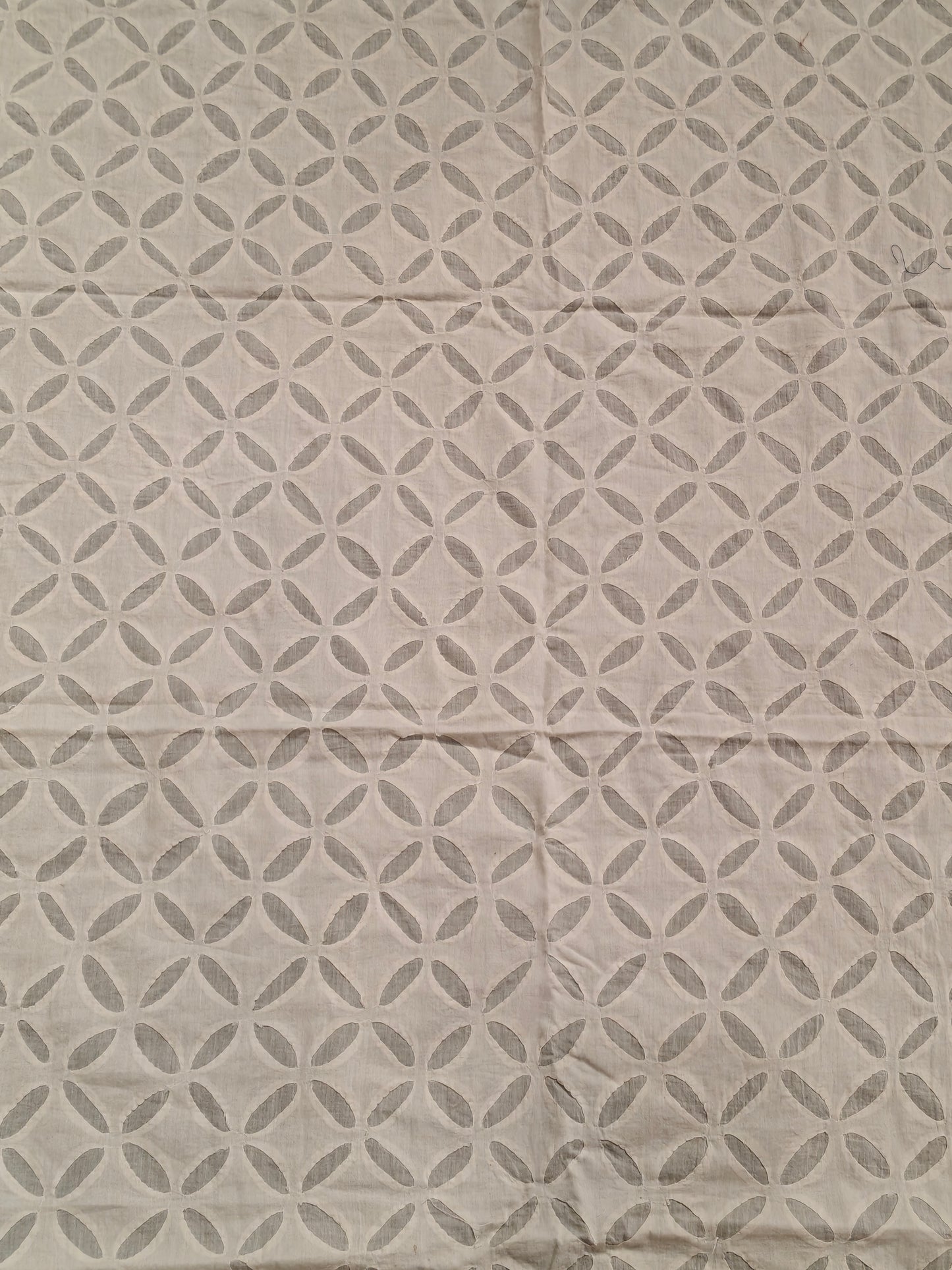 Appliq cotton handcrafted fabric