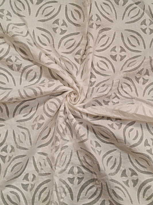 Appliq cotton handcrafted fabric