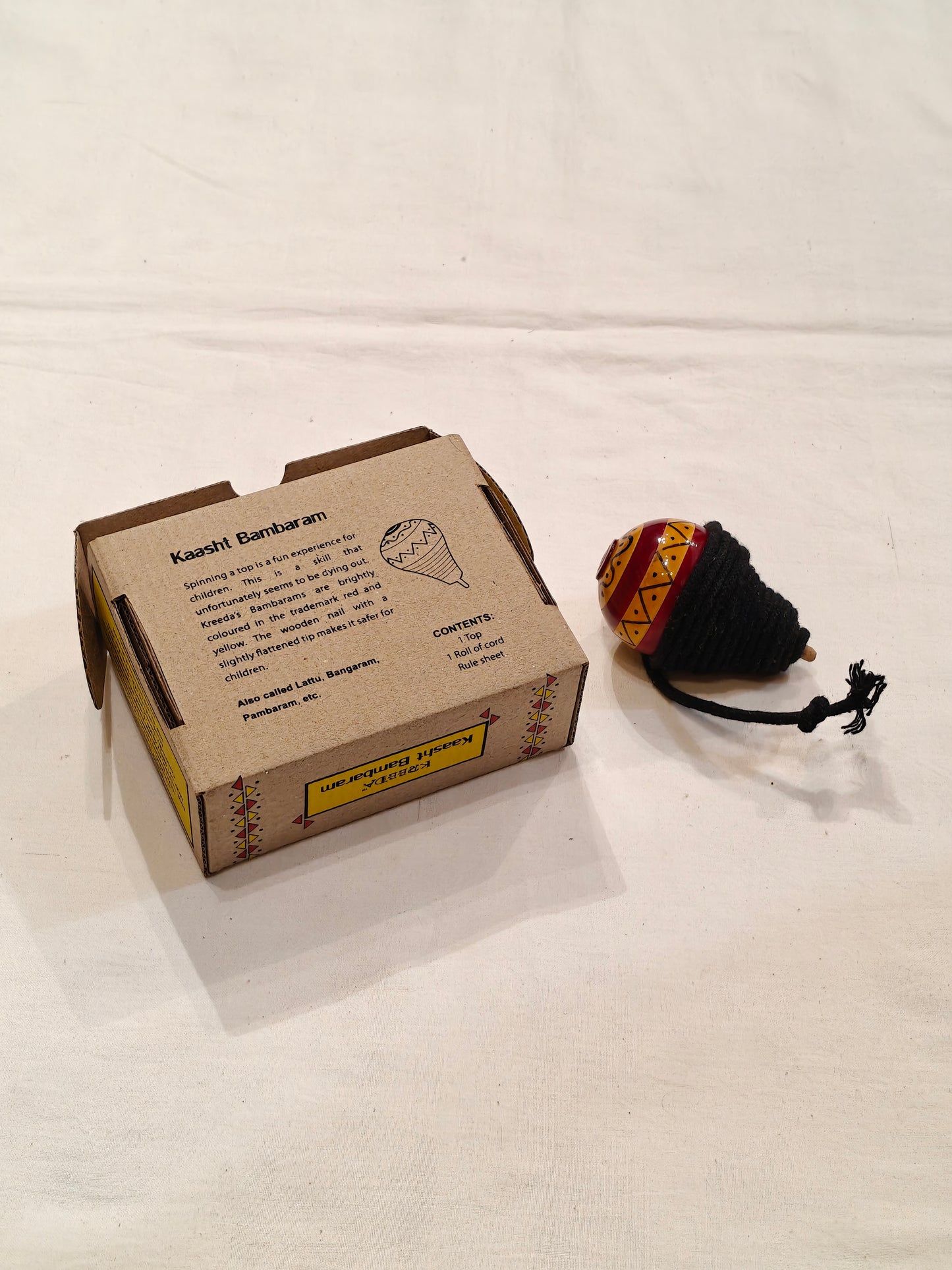 Kaasht Bambaram / Lattu / Bangaram / Pambaram - Handcrafted in wood