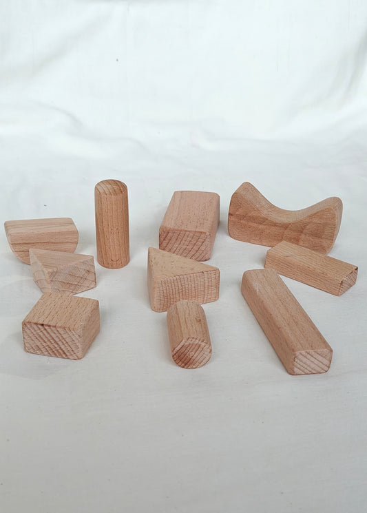 Wooden block toys - Introduce shapes to children - infinite play - creative toys