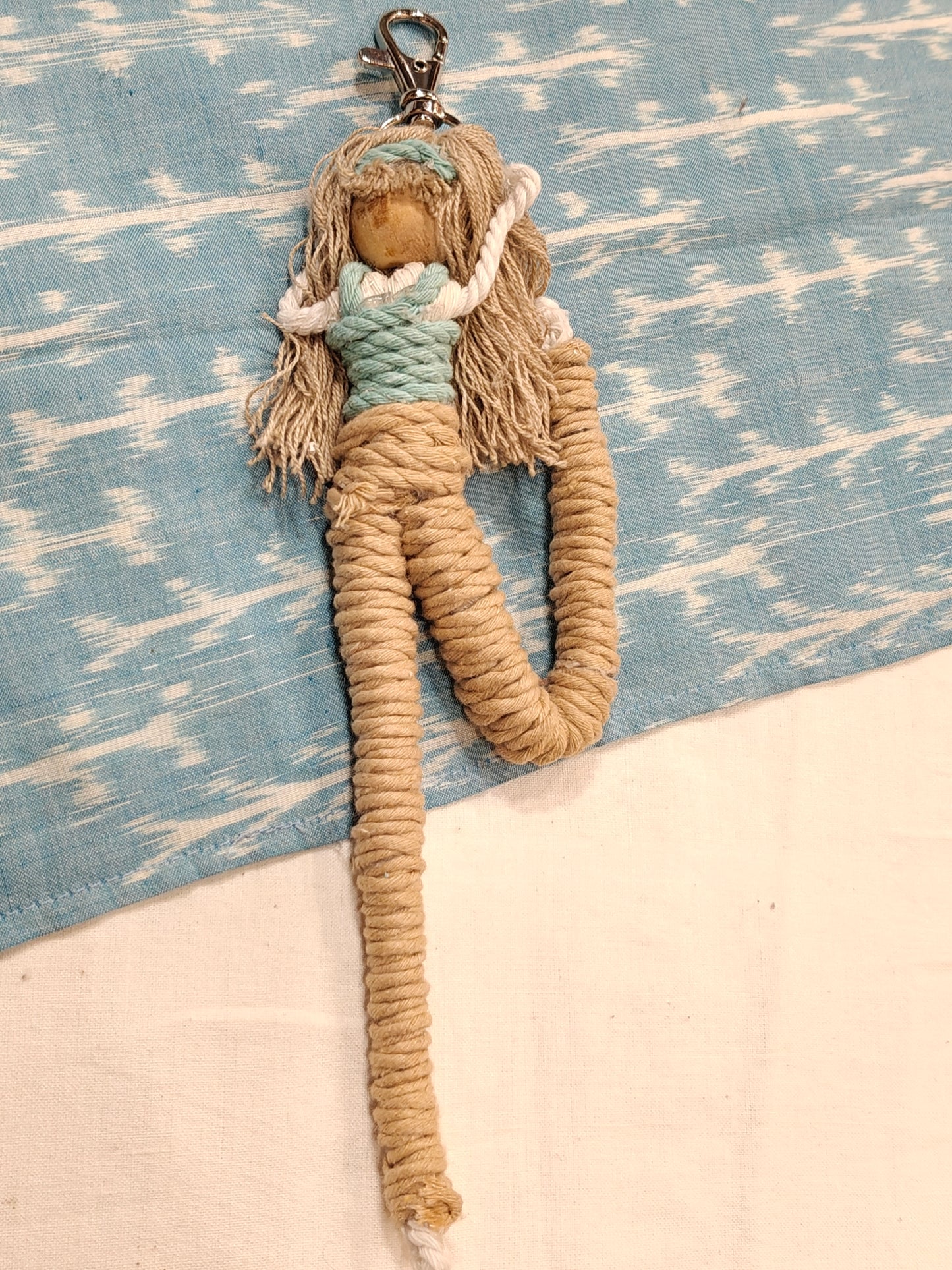 Yoga posses cute bag charms/key chain- handcrafted - available in multiple poses and colors