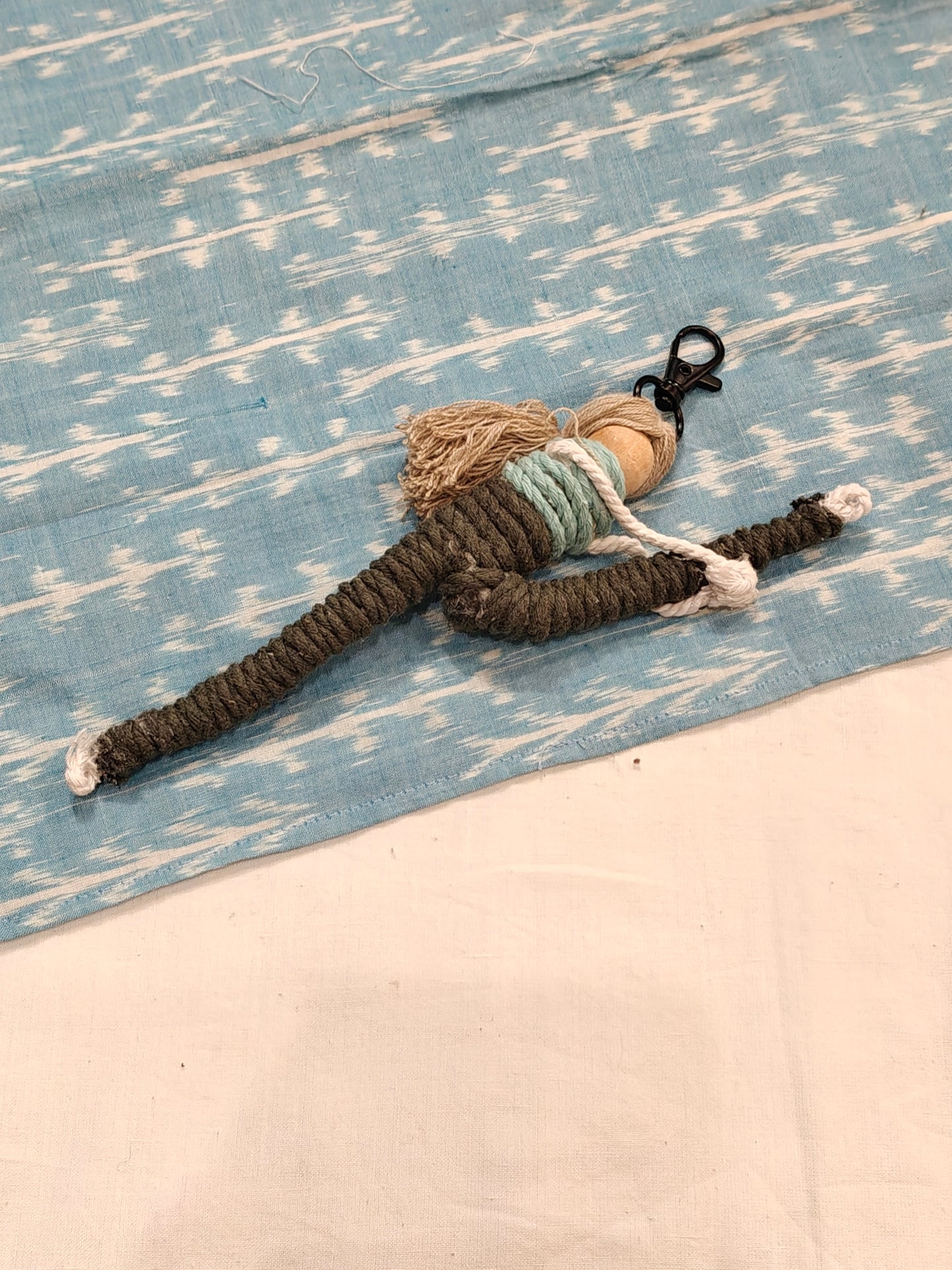 Yoga posses cute bag charms/key chain- handcrafted - available in multiple poses and colors